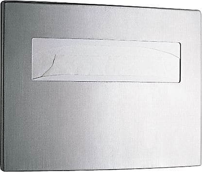 Bobrick Toilet Seat Cover Dispenser, Multifold, Silver