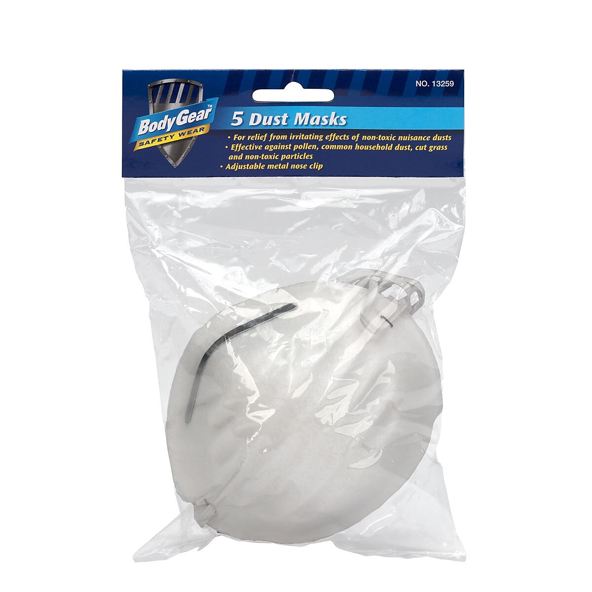 Body Gear Mask, 5/Box, 24 Pack/ Carton