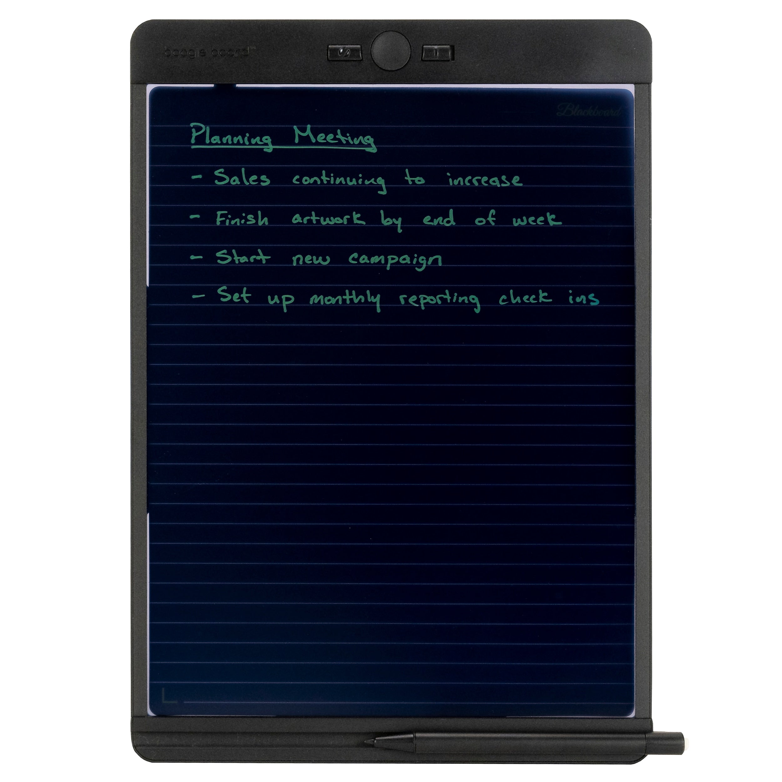 Boogie Board Blackboard Smart Scan Reusable Smart Notepad, 8.5
