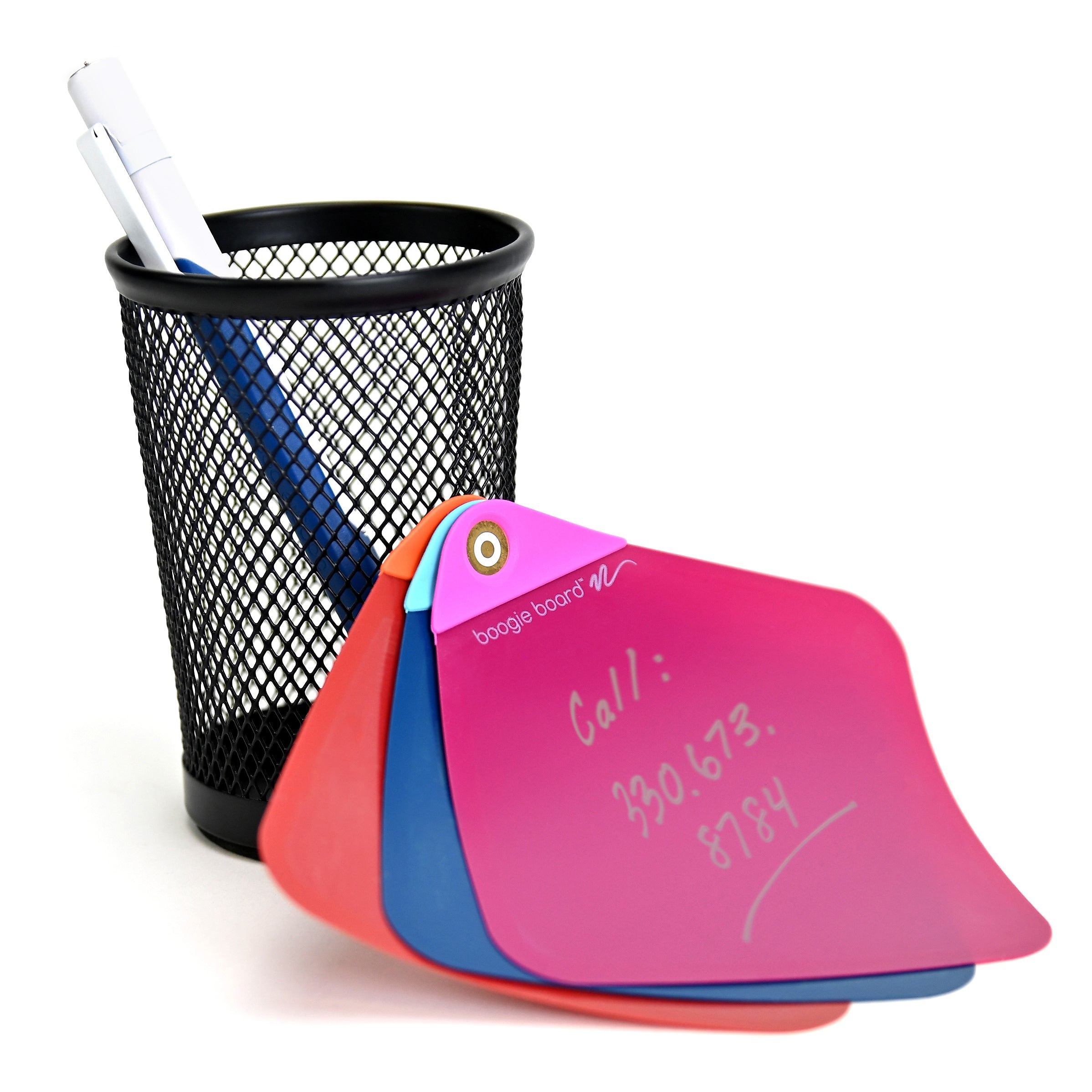 Boogie Board VersaNotes Starter Pack Reusable Notes, Tricolor, 3/Pack
