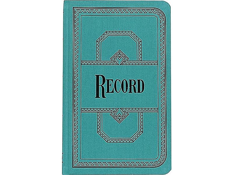 Boorum & Pease 66 Series Record Book, 7.63