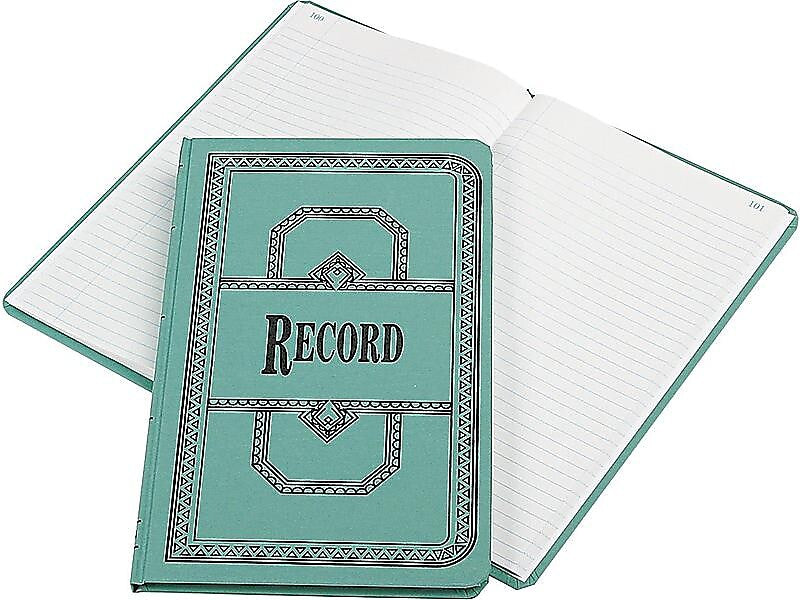 Boorum & Pease 66 Series Record Book, 7.63