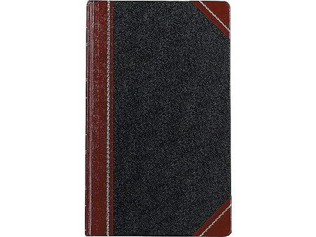 Boorum & Pease 9 Series Record Book, 8.63"W x 14.13"H, Black, 250 Sheets/Book