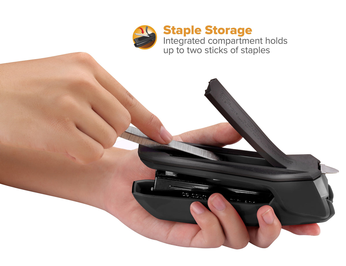 Bostitch Ascend Desktop Stapler, 20 Sheet Capacity, Black