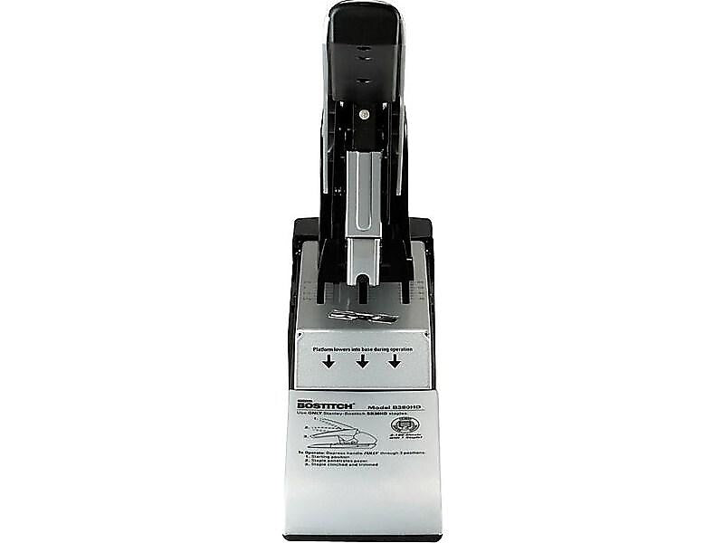 Bostitch Auto180 Xtreme Heavy Duty Desktop Stapler, 180 Sheet Capacity, Black