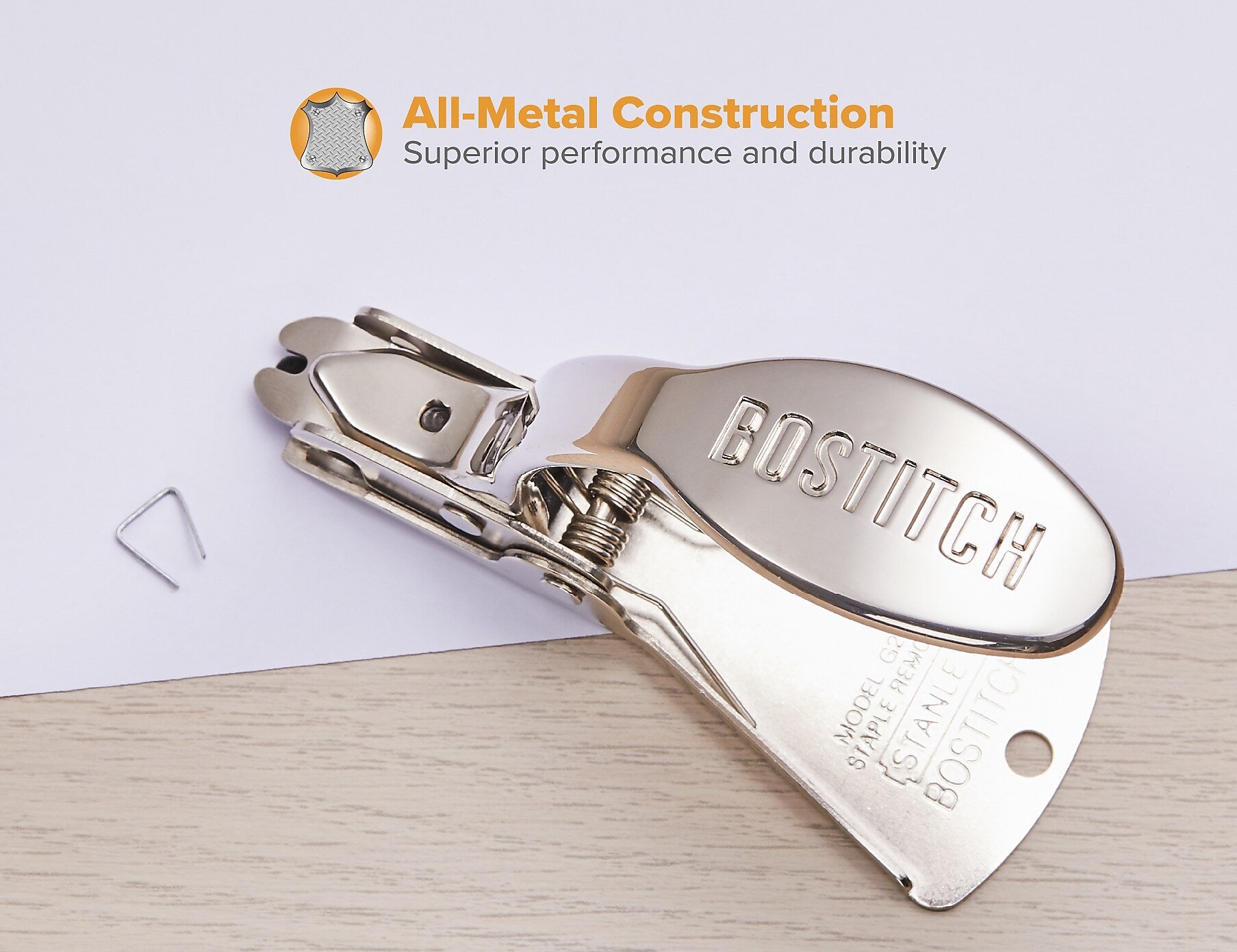 Bostitch Heavy-Duty Push Staple Remover, Chrome