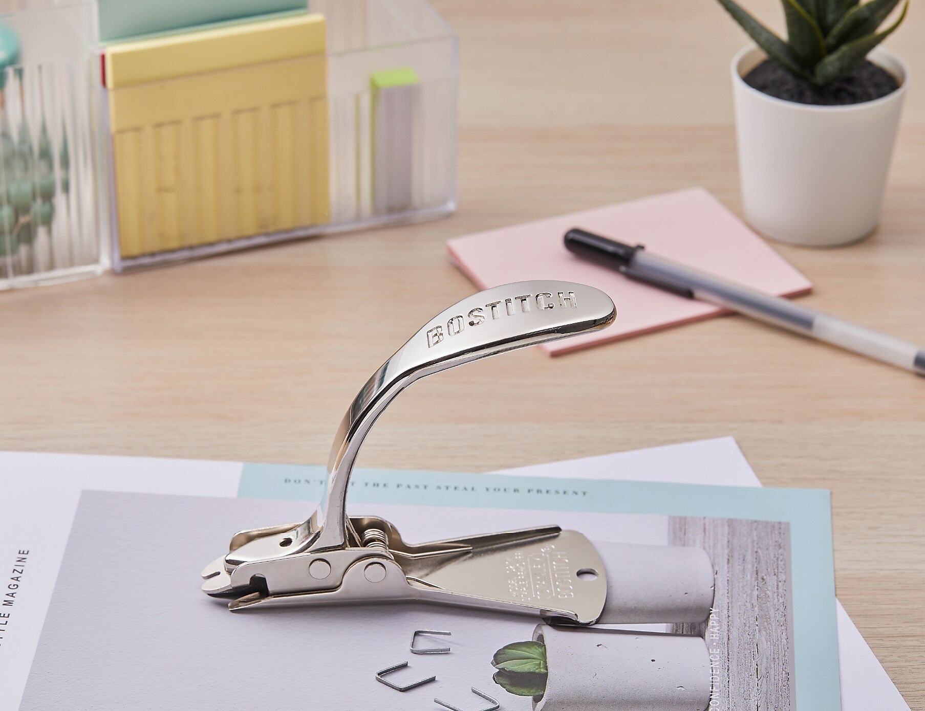 Bostitch Heavy-Duty Push Staple Remover, Chrome