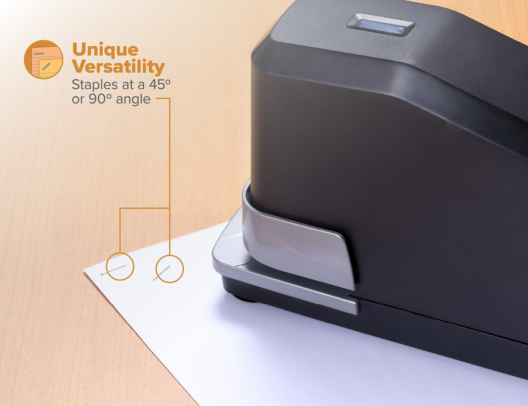 Bostitch Impulse Electric Stapler, 45-Sheet Capacity, Black