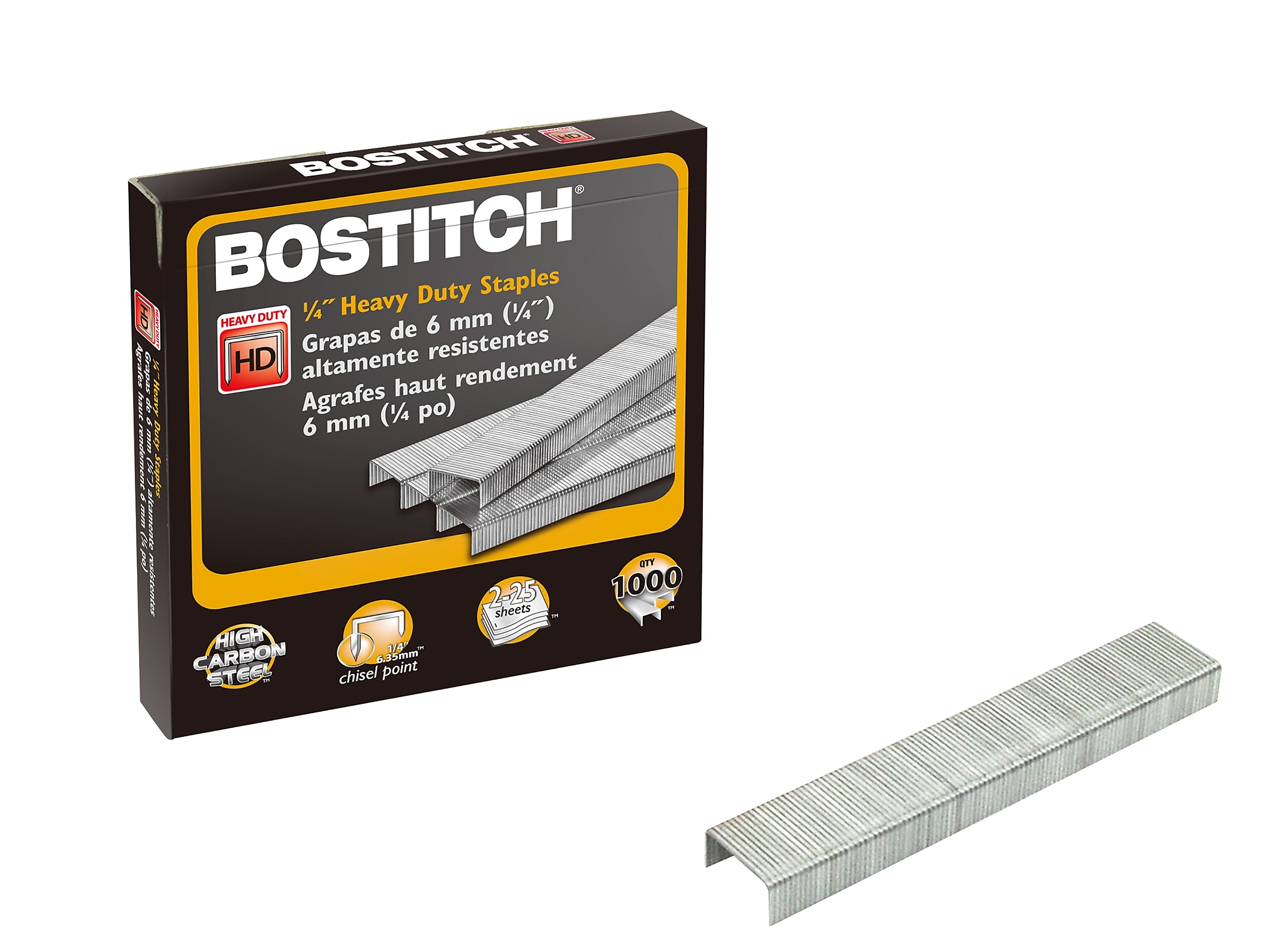 Bostitch Premium Heavy Duty Staples, 0.25