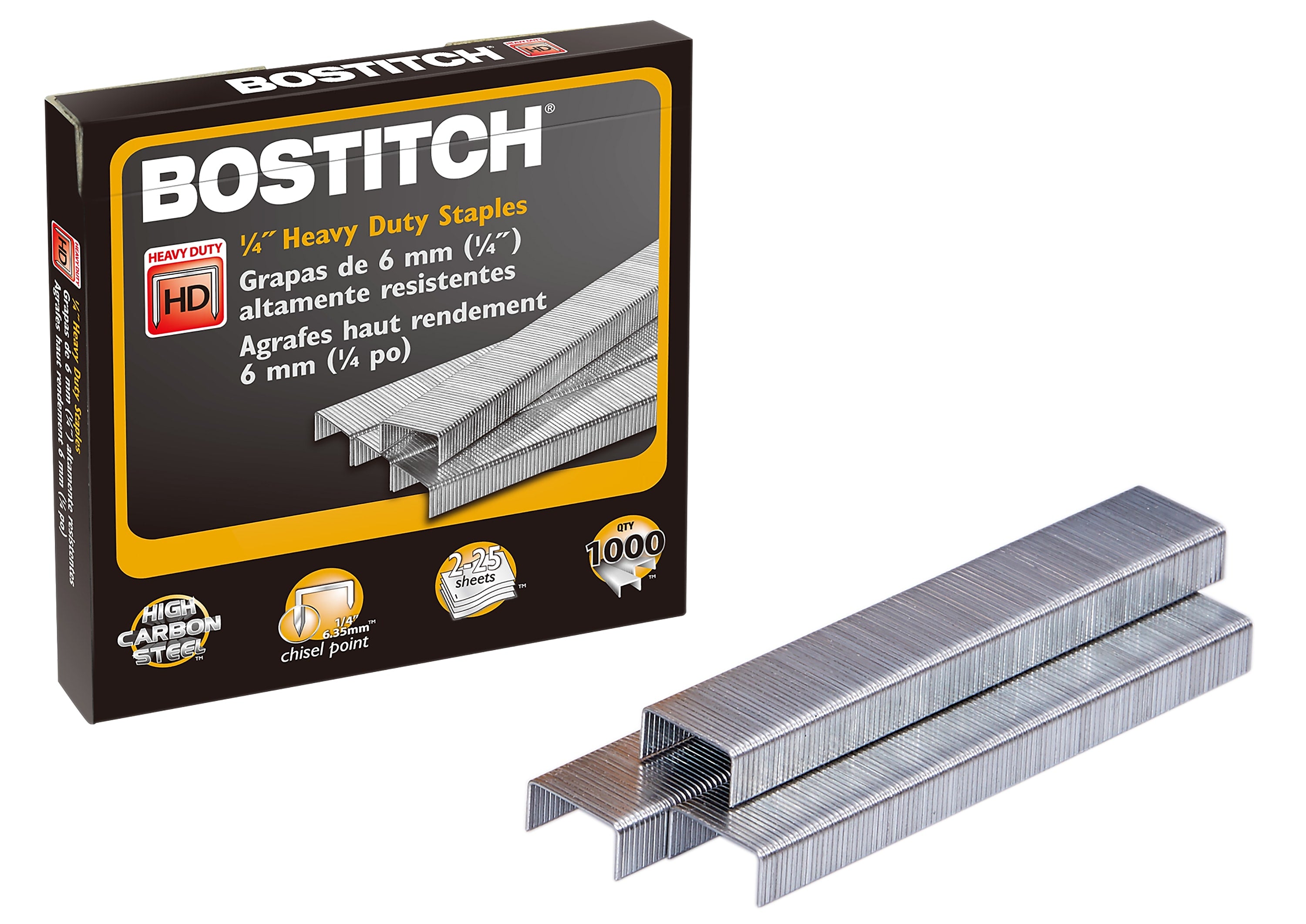 Bostitch Premium Heavy Duty Staples, 0.25
