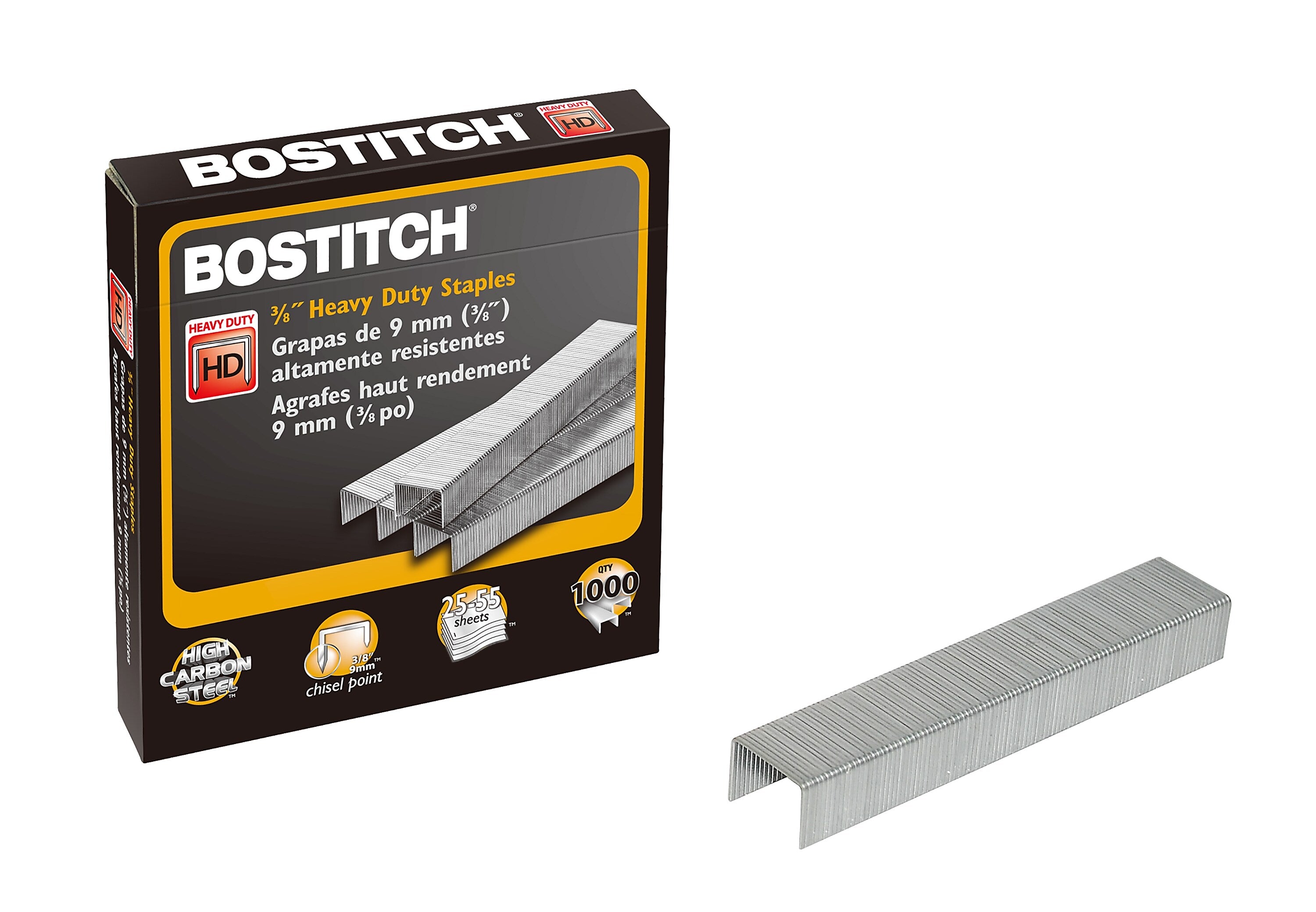 Bostitch Premium Heavy Duty Staples, 3/8