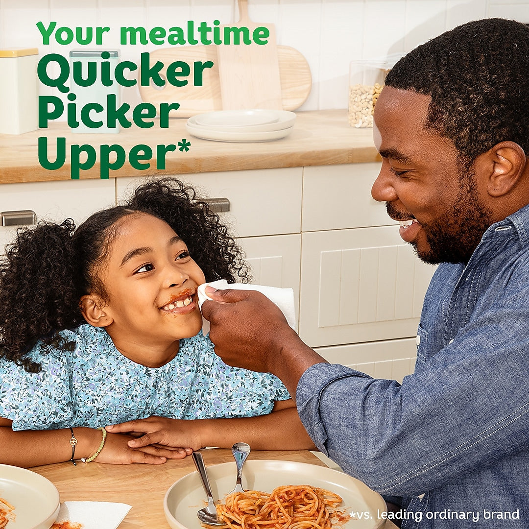 Bounty Quilted Napkin, 1-ply, White, 200 Napkins/Pack