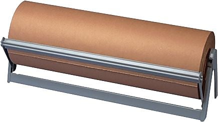 Box Packaging Kraft Paper Roll, Brown, 60 lbs., 12" x 600', 1 Roll