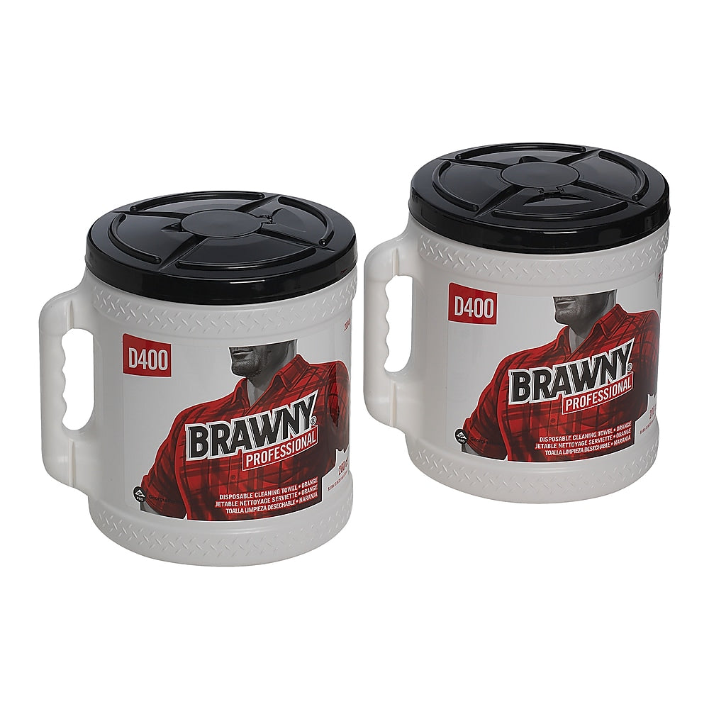 Brawny Professional D400 Durable Fibers Cleaning Wipers, 13