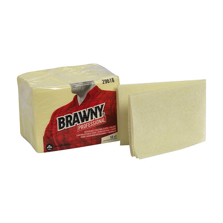 Brawny® Professional Disposable Dusting Cloth by GP PRO, Yellow, 50/Pack