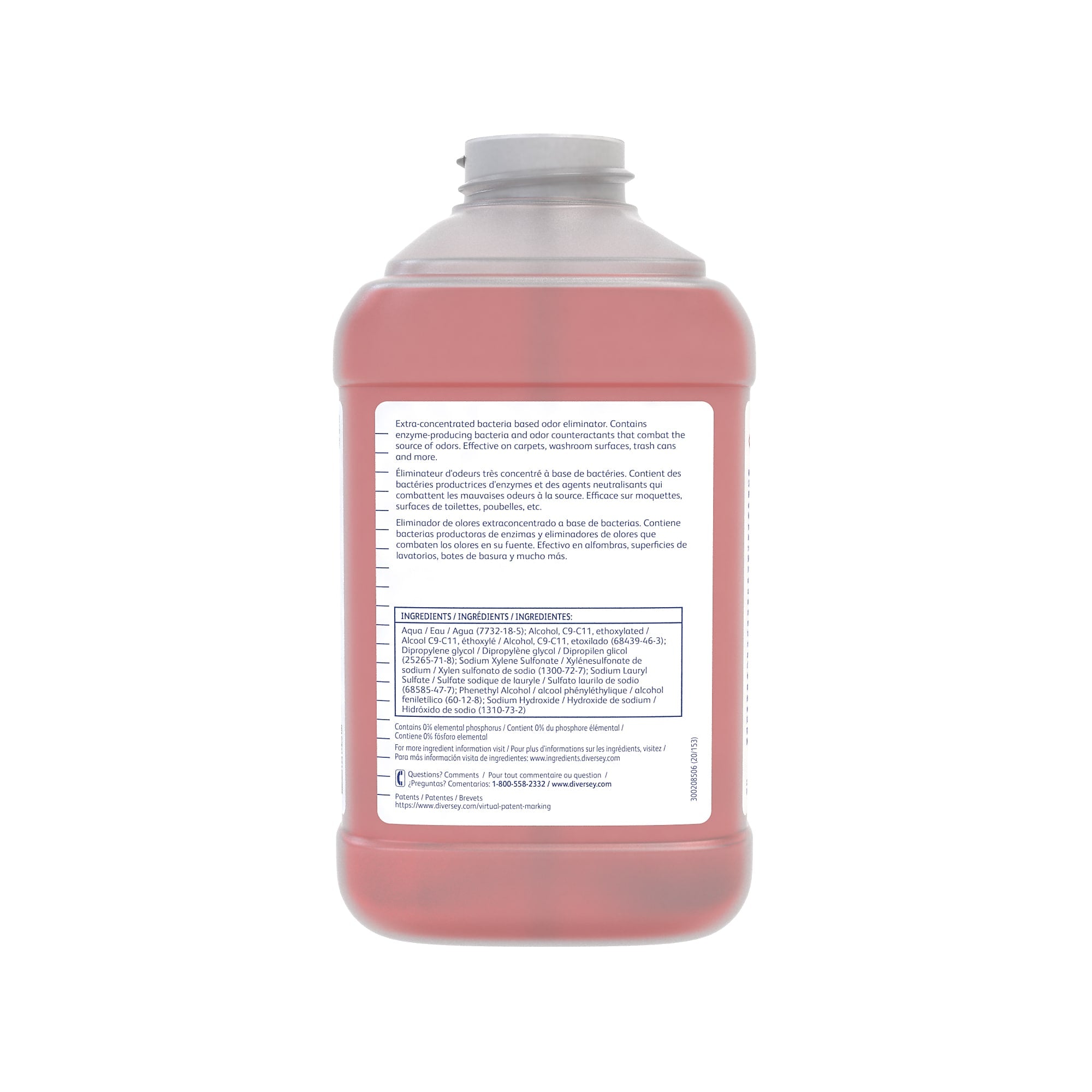 BreakDown XC 40 Odor Control for Diversey J-Fill, Fresh, 2.5 L / 2.64 U.S. Qt., 2/Carton