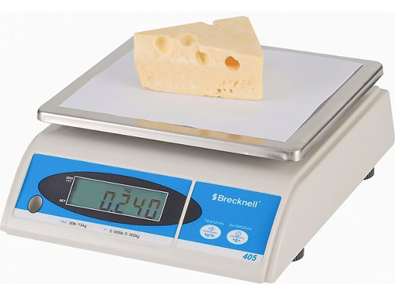 Brecknell Digital General-Purpose Bench Scale, 30 lb. Capacity