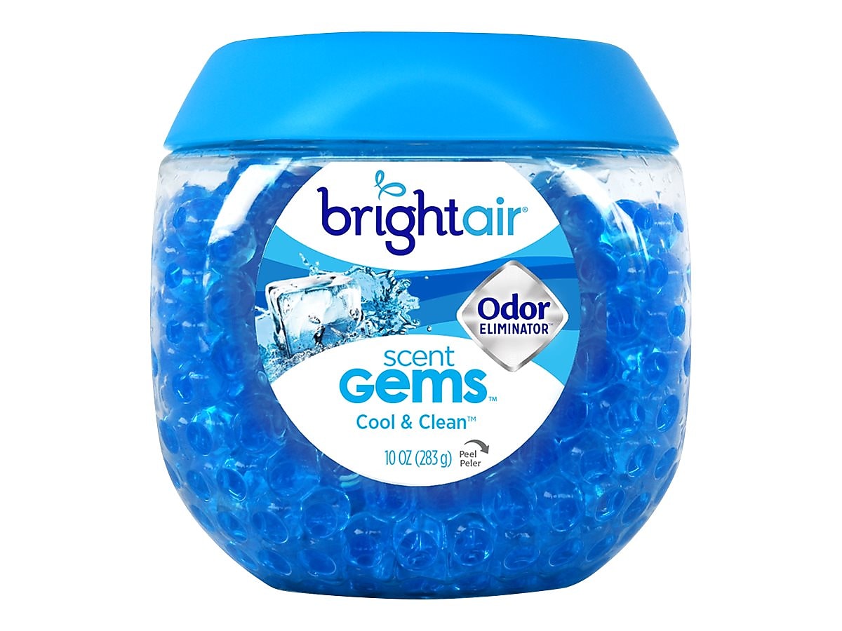 Bright Air Scent Gems Solid Air Freshener, Cool and Clean