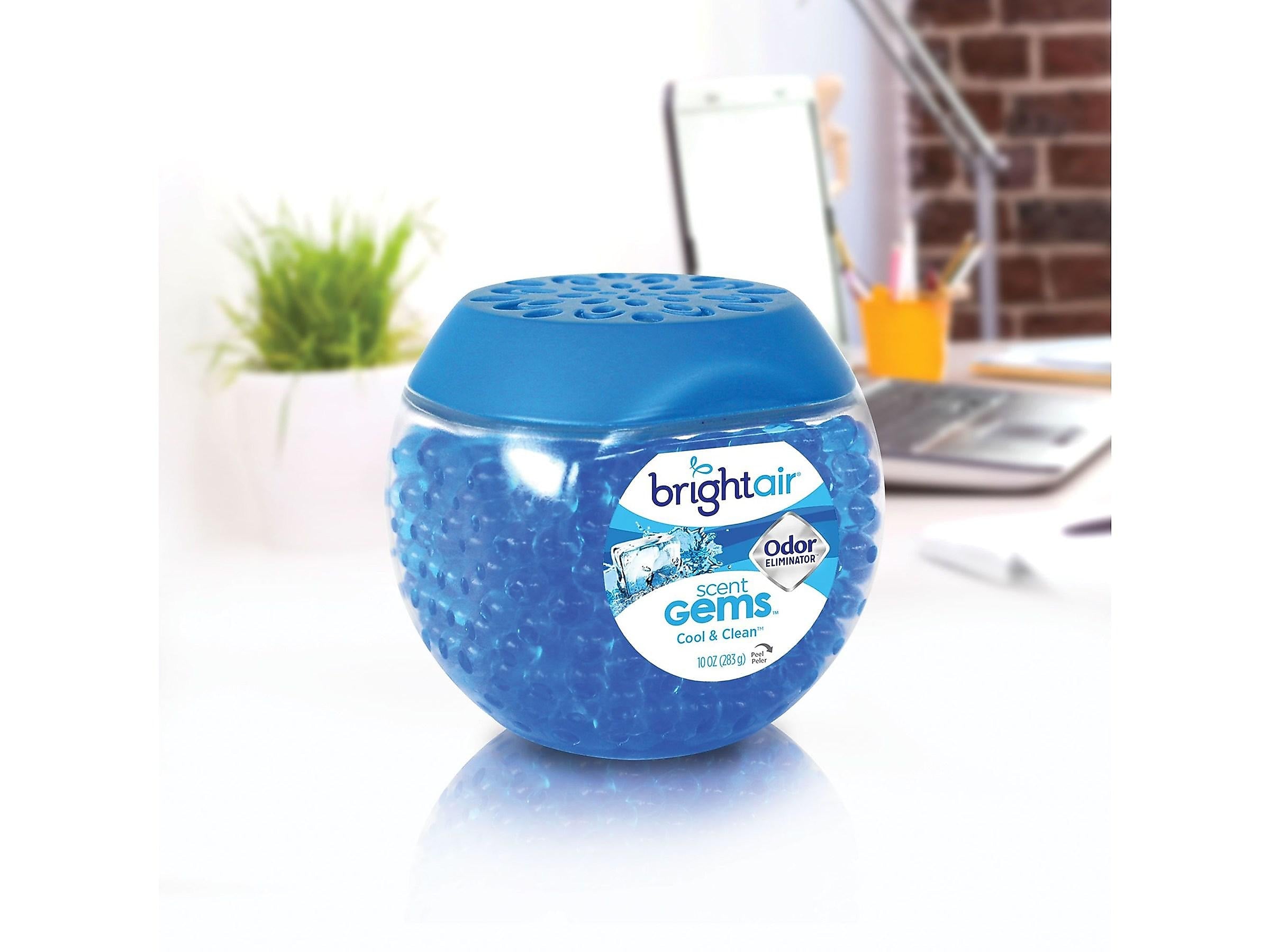 Bright Air Scent Gems Solid Air Freshener, Cool and Clean