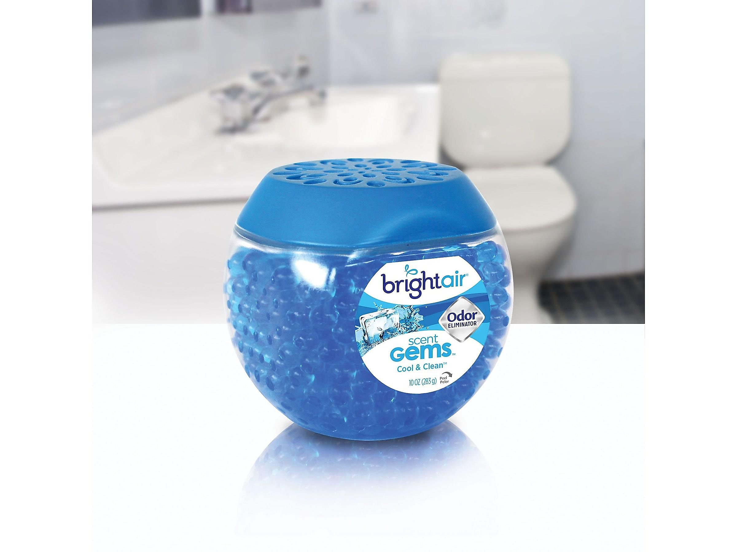 Bright Air Scent Gems Solid Air Freshener, Cool and Clean