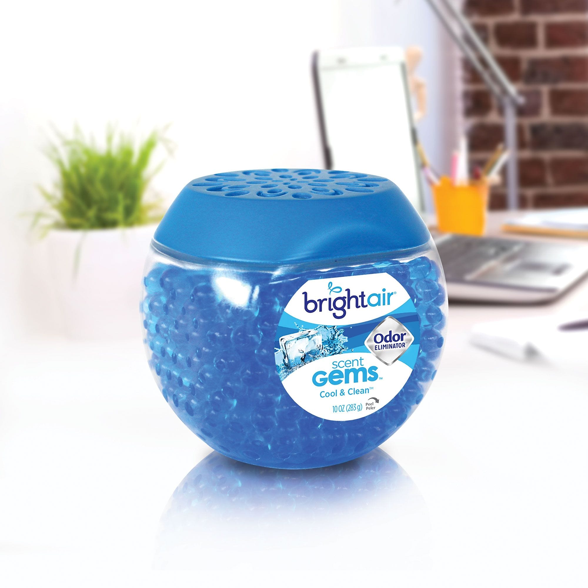 Bright Air Scent Gems Solid Air Freshener, Cool and Clean