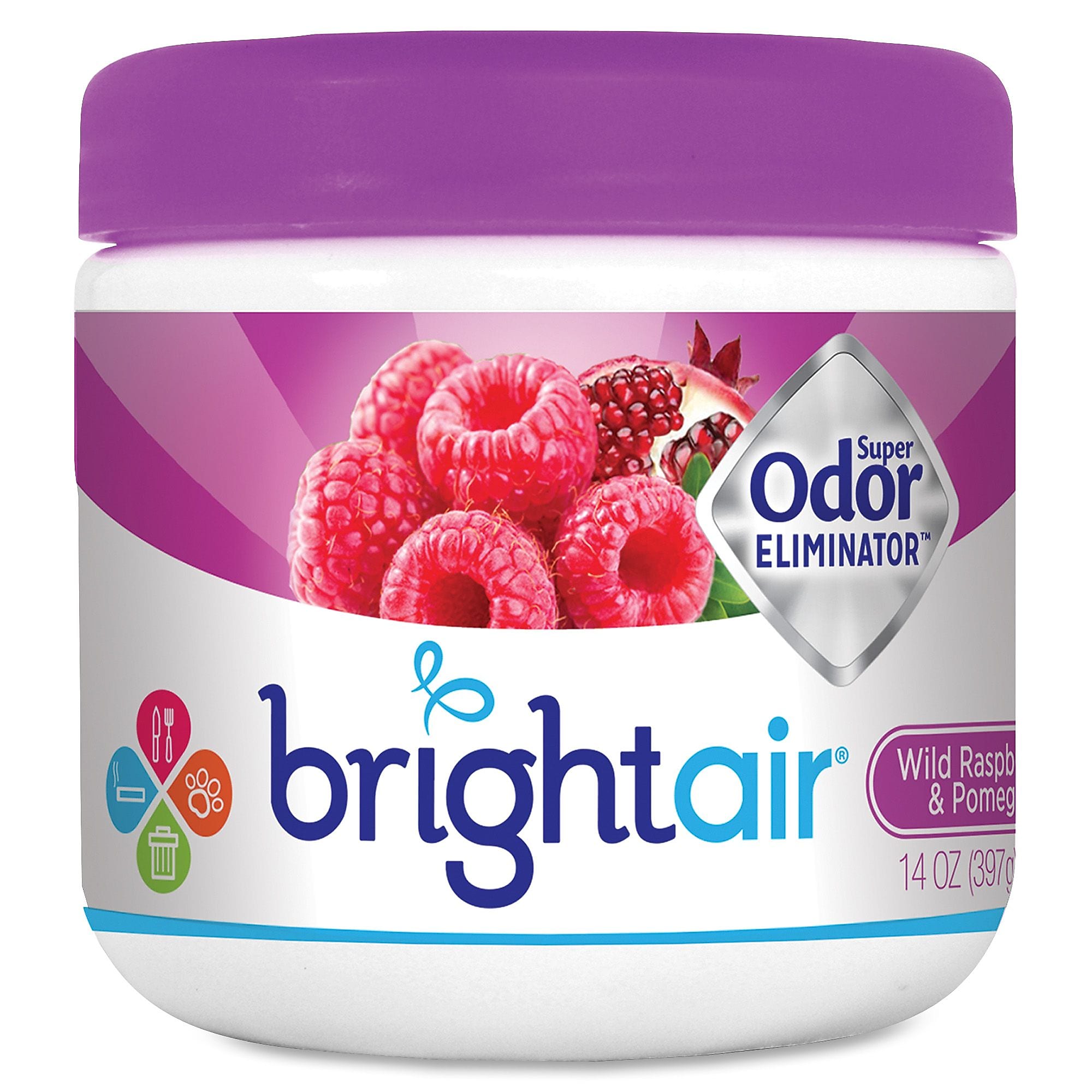 Bright Air Super Odor Eliminator, Wild Raspberry & Pomegranate