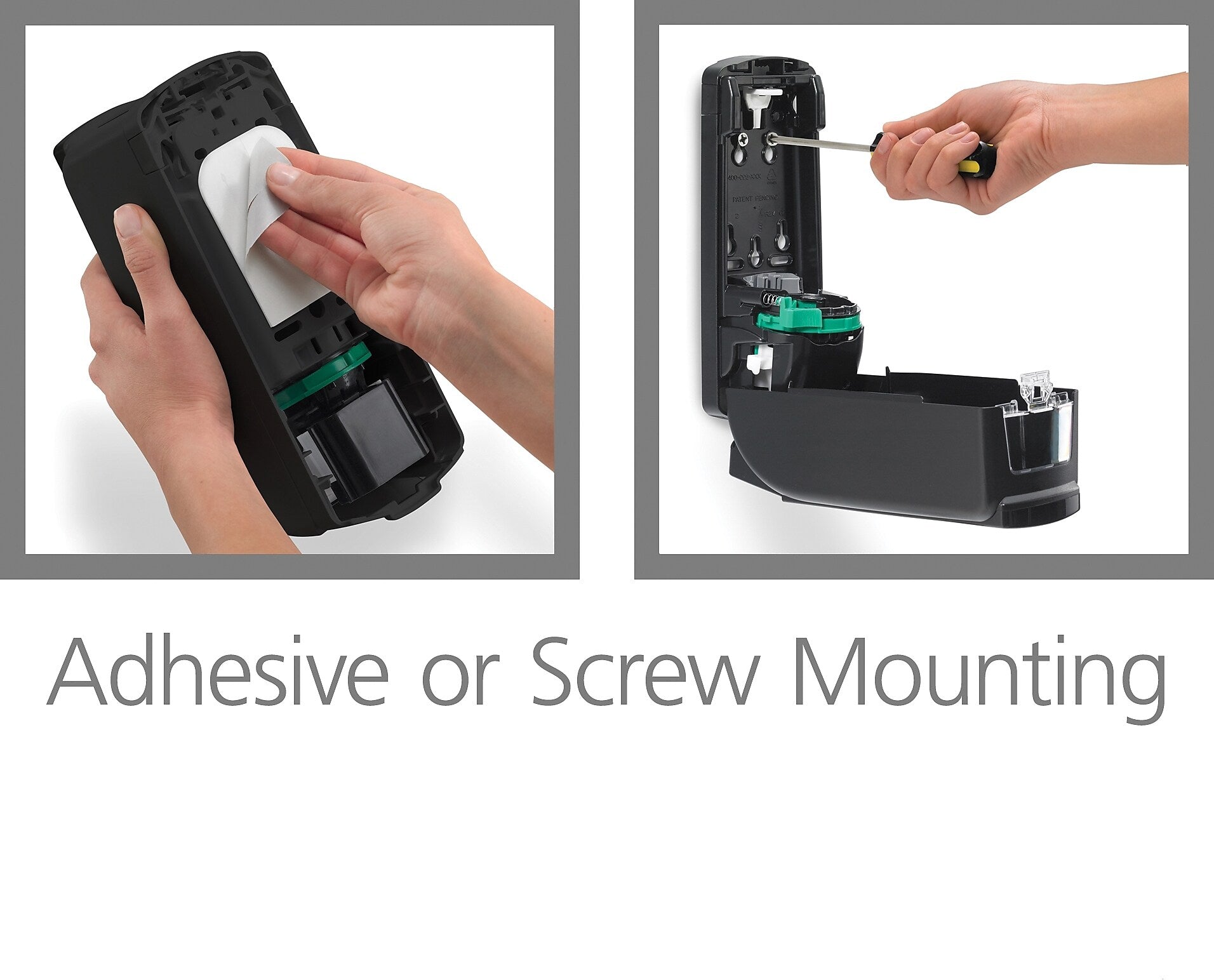 Brighton Professional™ ADX-7 Foam Soap Dispenser, Black/Chrome, 700 mL