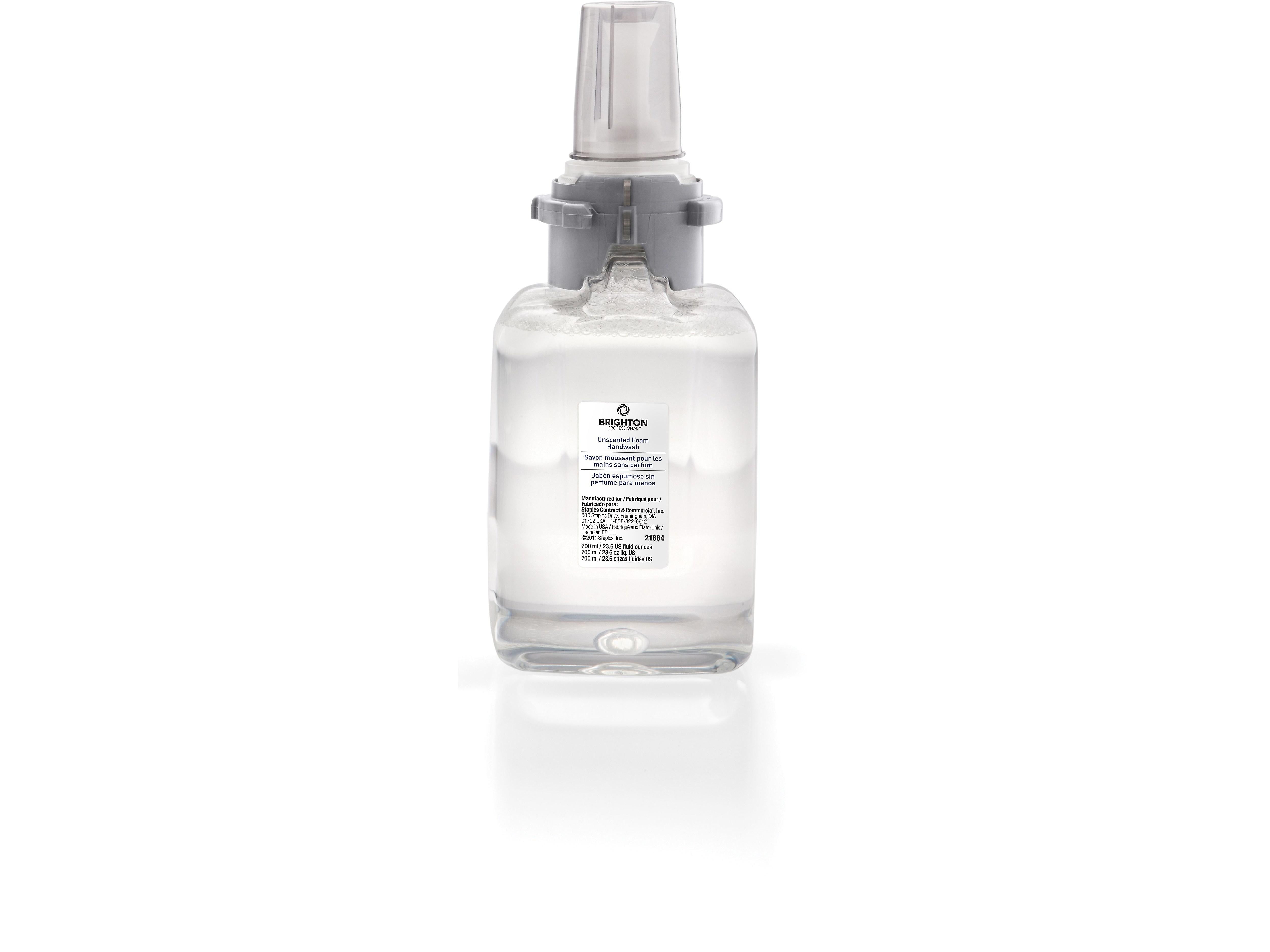 Brighton Professional Foaming Hand Soap Refill for ADX 7 Dispenser, 4/Carton