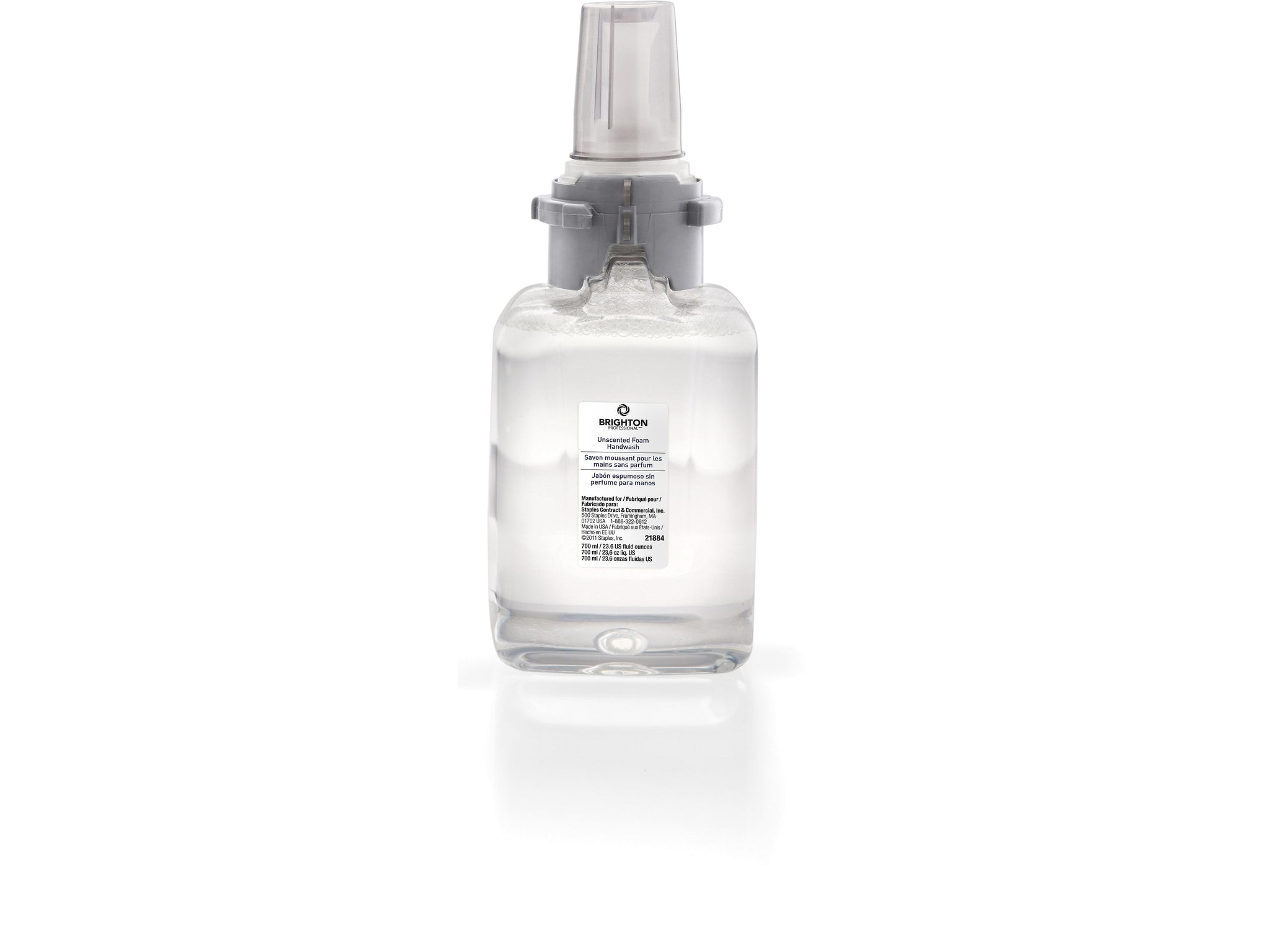 Brighton Professional Foaming Hand Soap Refill for ADX 7 Dispenser, 4/Carton