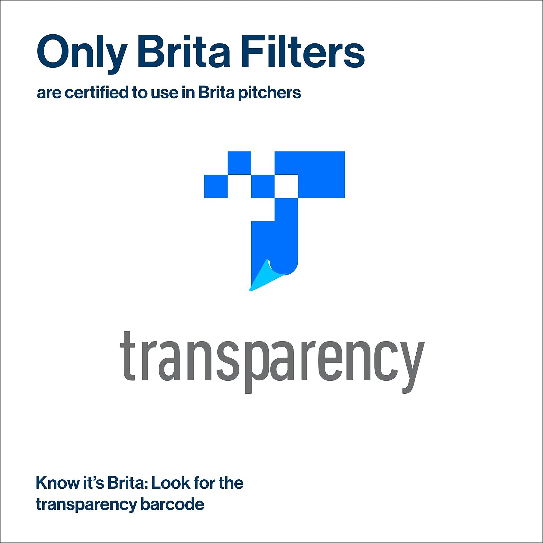 Brita Large 10 Cup Pacifica White Water Filter Pitcher withFilter