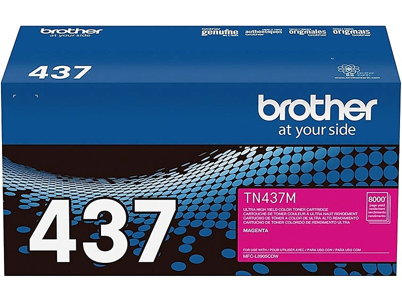 Brother 437 Magenta Ultra High Yield Toner Cartridge, Prints Up to 8,000 Pages