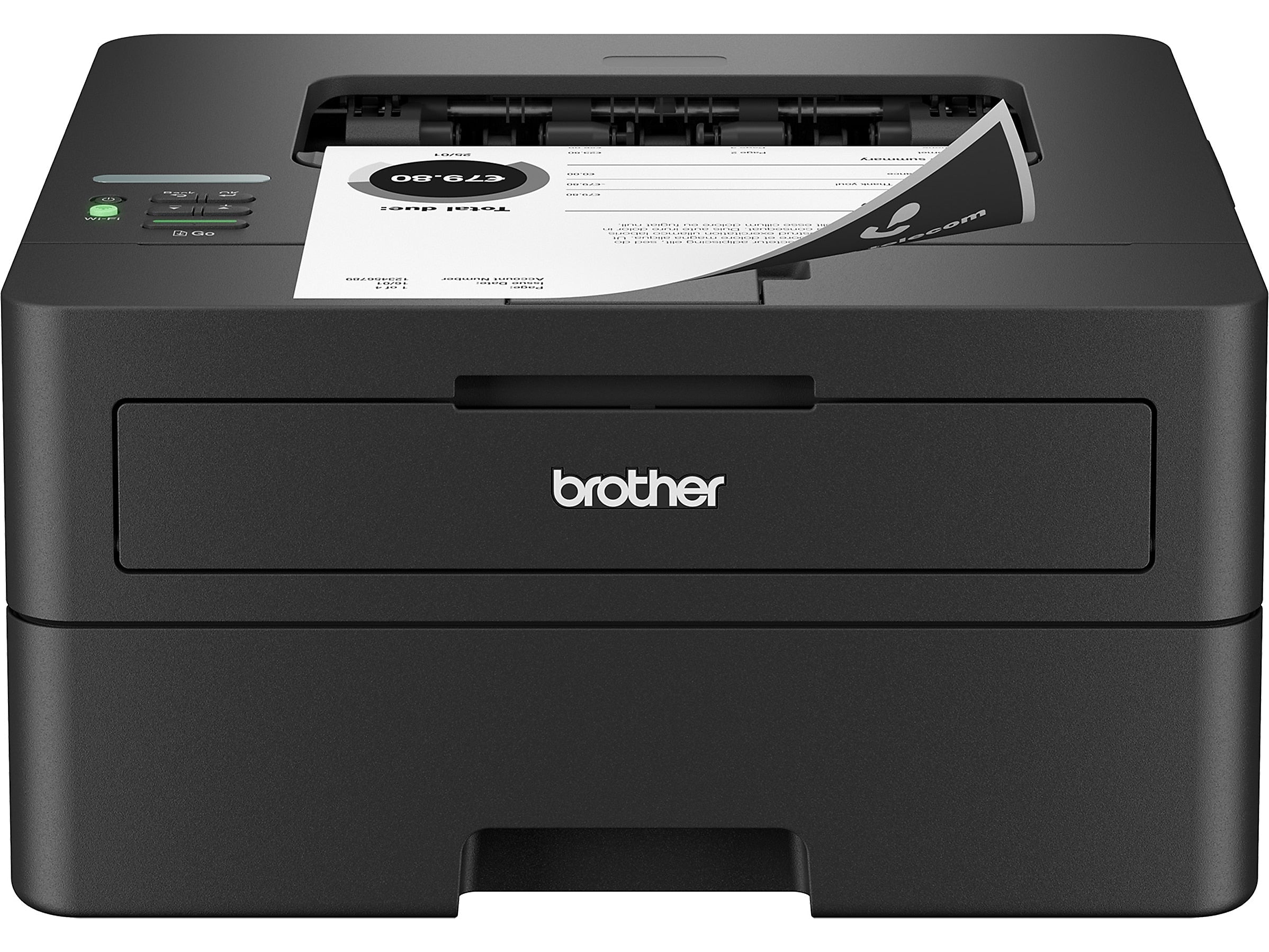 Brother HL-L2460DW Wireless Compact Laser Printer, Duplex and Mobile Printing, Refresh Subscription Ready