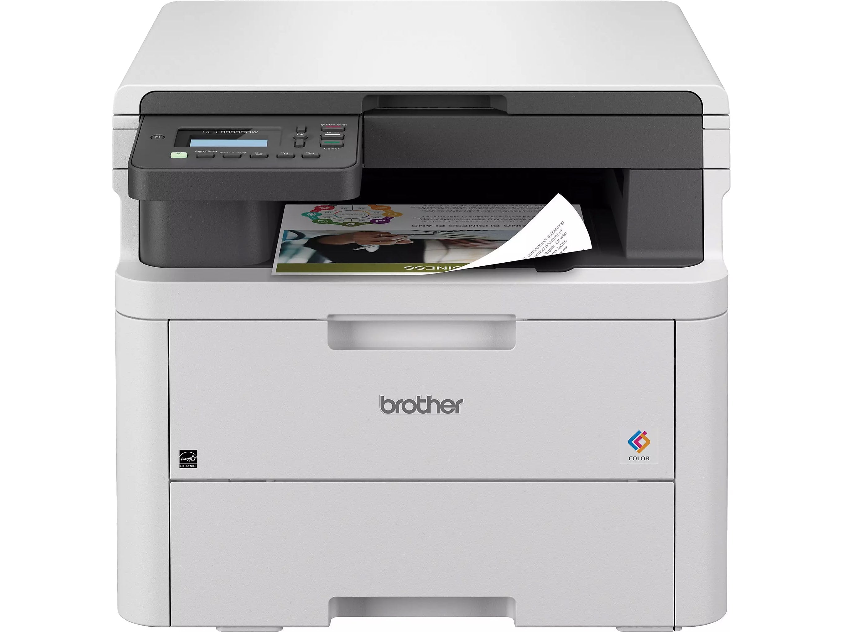 Brother HL-L3300CDW Wireless Digital Multi-Function Printer, Laser Quality Output, Refresh Subscription Eligible