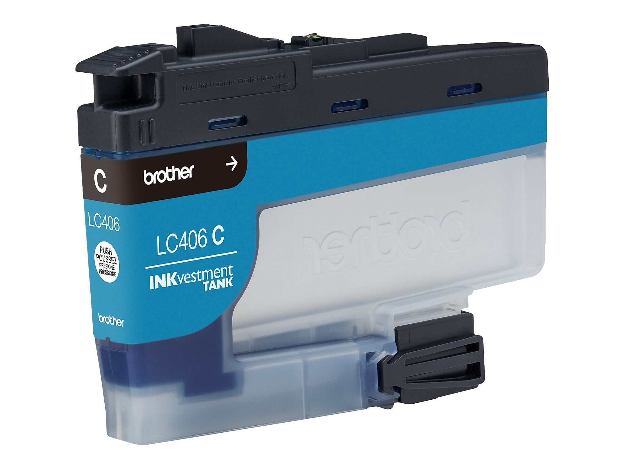 Brother INKvestment Tank LC406 Cyan Standard Yield Ink Cartridge, Prints Up to 1,500 Pages