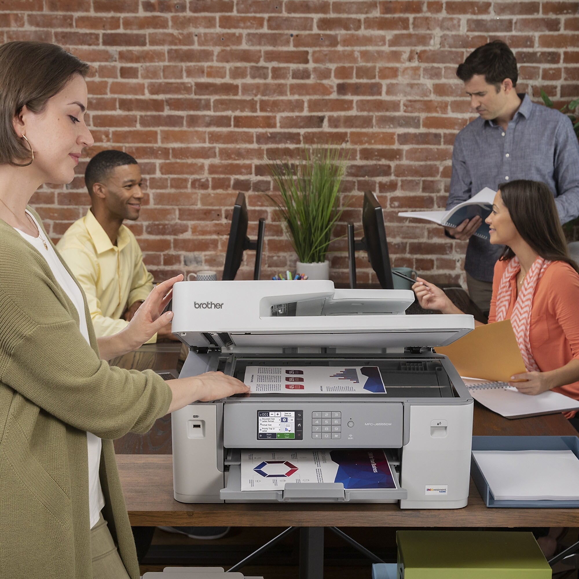 Brother INKvestment Tank MFC-J6555DW Wireless Color All-in-One Printer