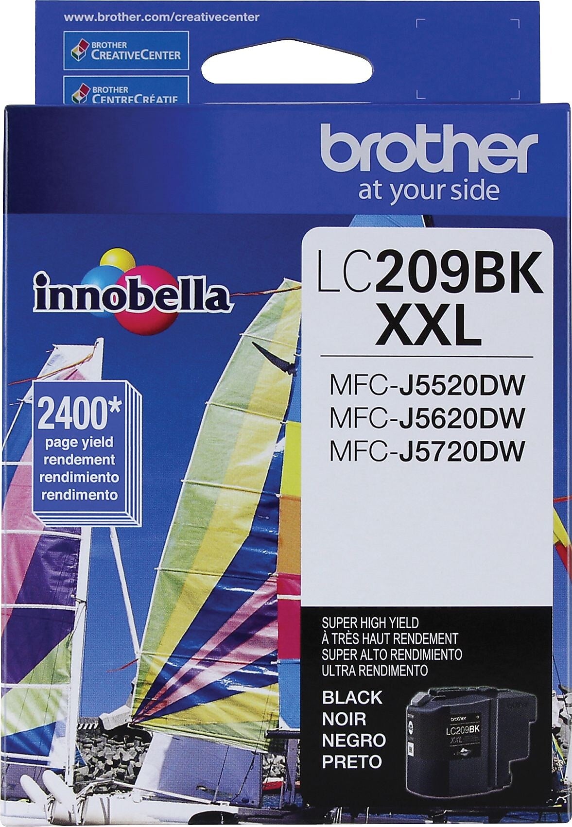 Brother LC209BKS Black Extra High Yield Ink Cartridge