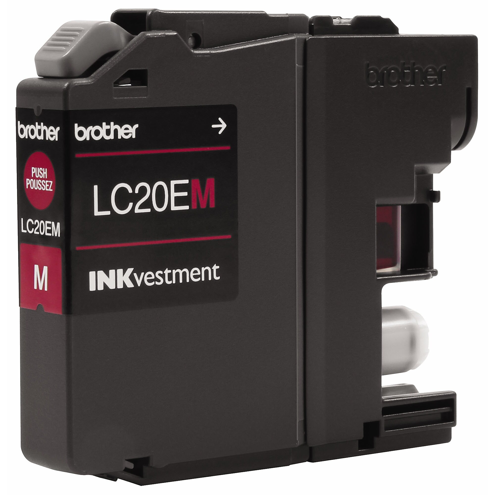 Brother LC20E3PKS Cyan/Magenta/Yellow Extra High Yield Ink Cartridge, 3/Pack