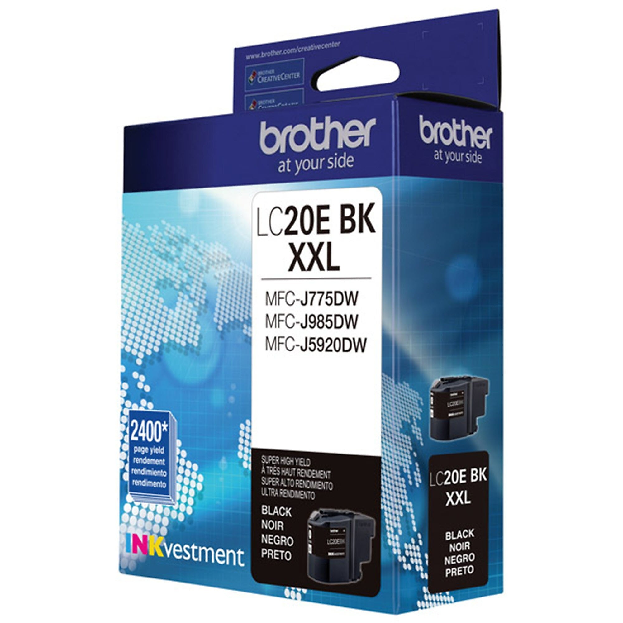 Brother LC20EBKS Black Extra High Yield Ink Cartridge