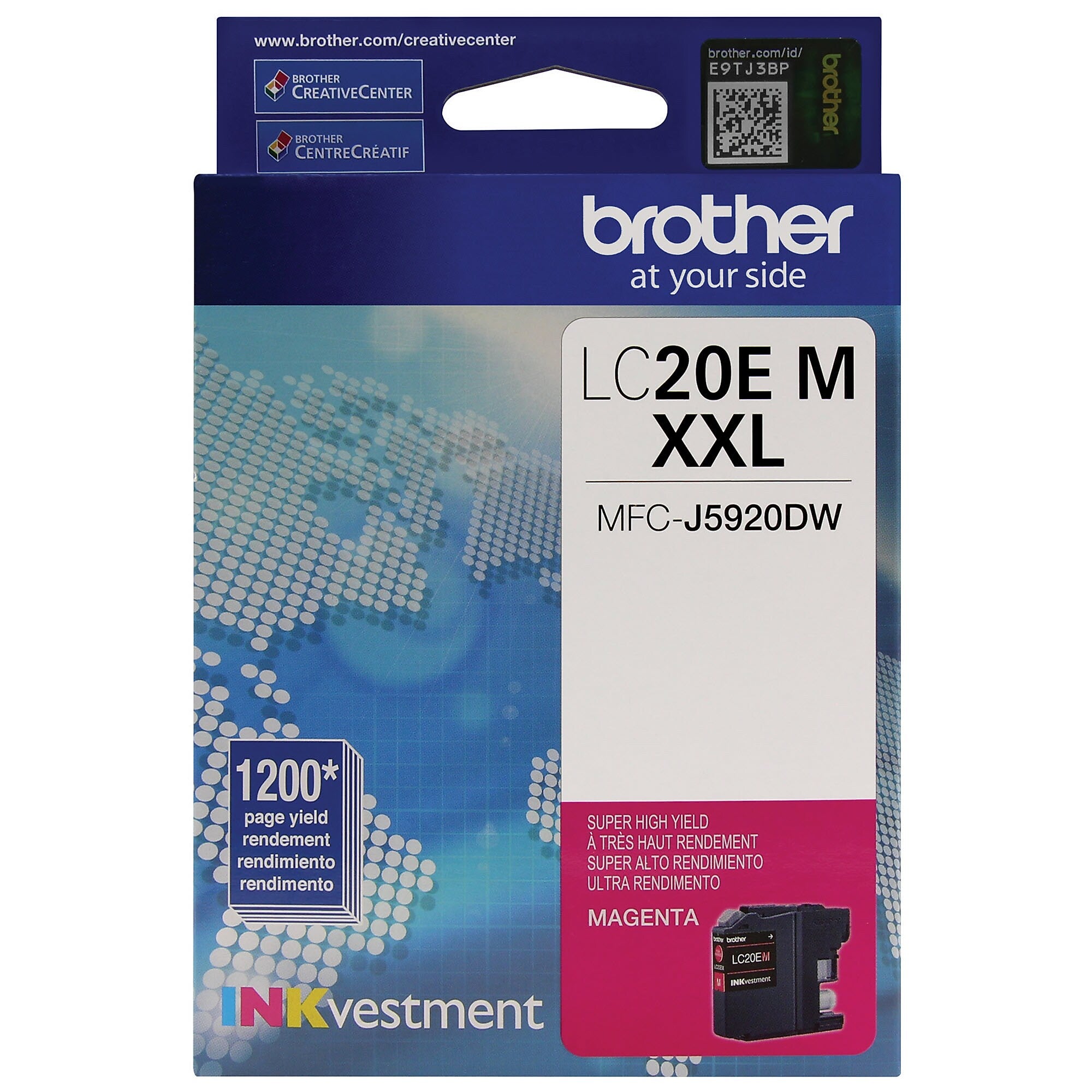 Brother LC20EM Magenta Extra High Yield Ink Cartridge