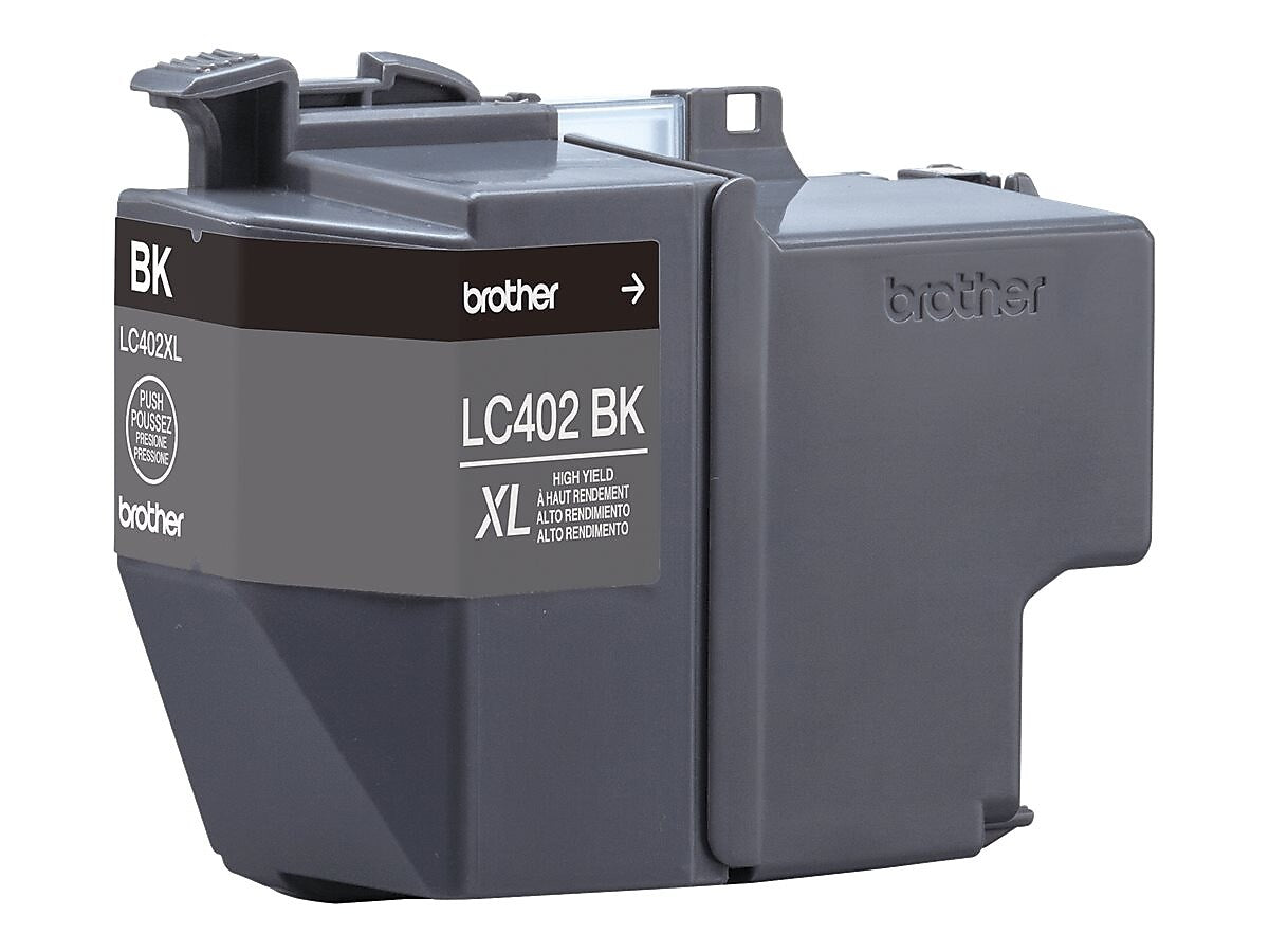 Brother LC402XL Black High Yield Ink Cartridge, Prints Up to 3,000 Pages
