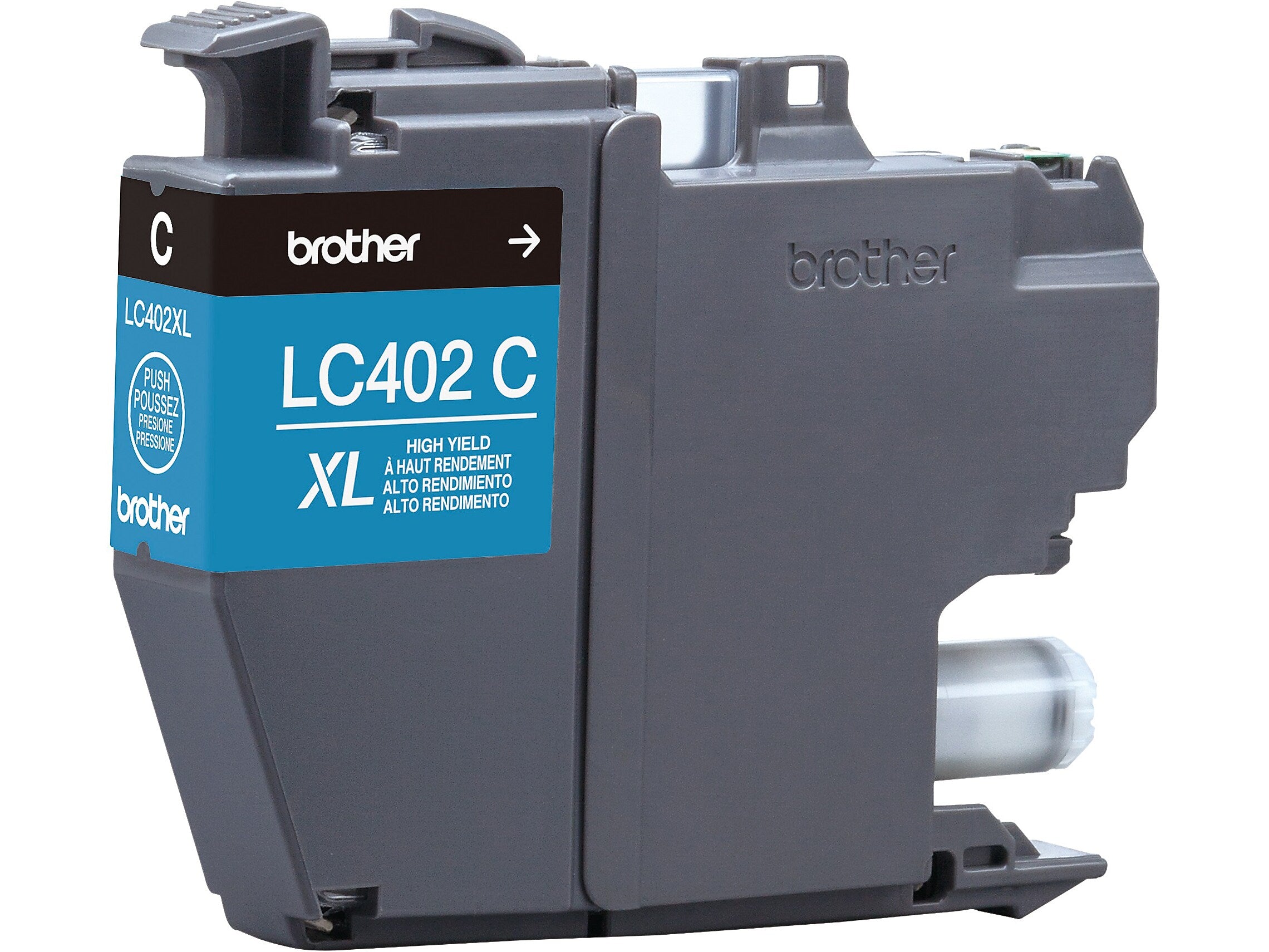 Brother LC402XL Cyan High Yield Ink Cartridge, Prints Up to 1,500 Pages