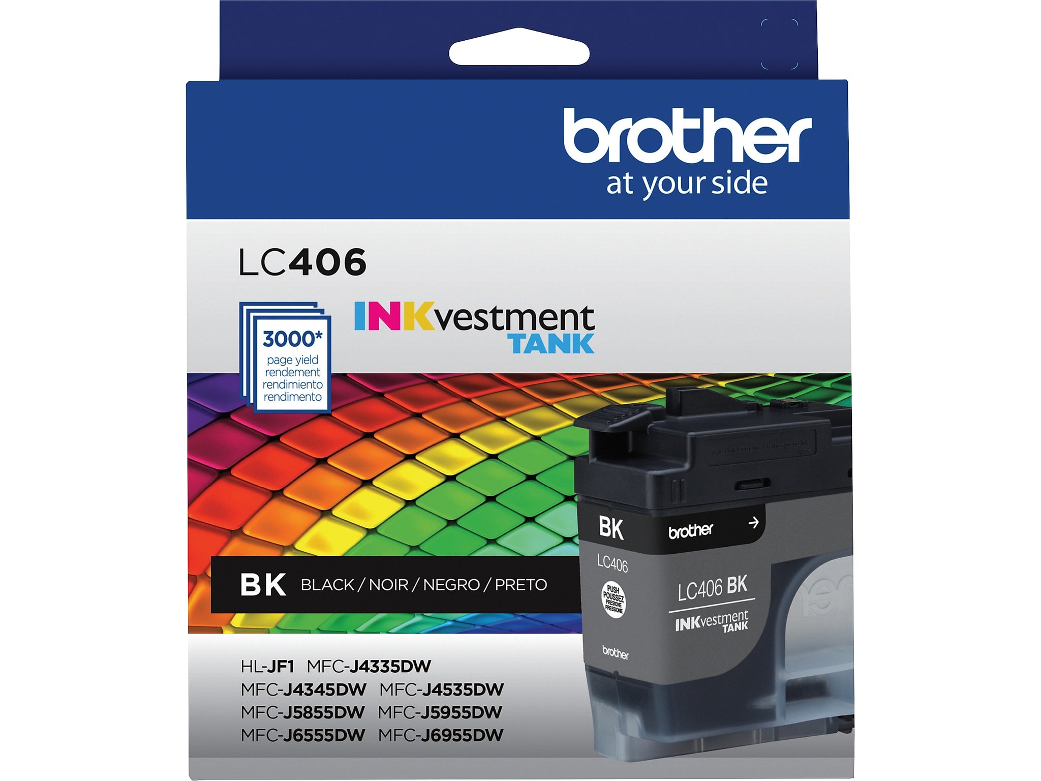 Brother LC406 Black Standard Yield Ink Cartridge