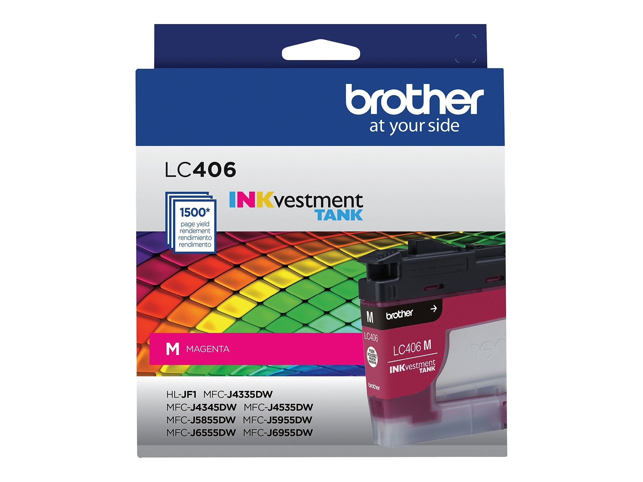Brother LC406 Magenta Standard Yield Ink Cartridge