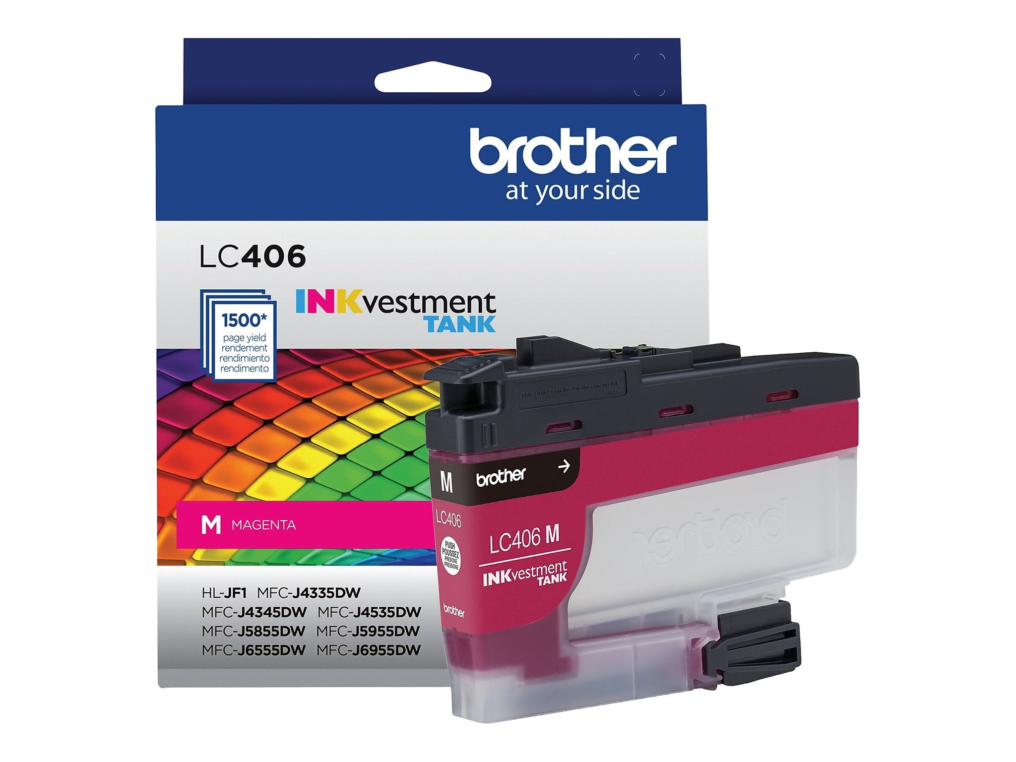 Brother LC406 Magenta Standard Yield Ink Cartridge