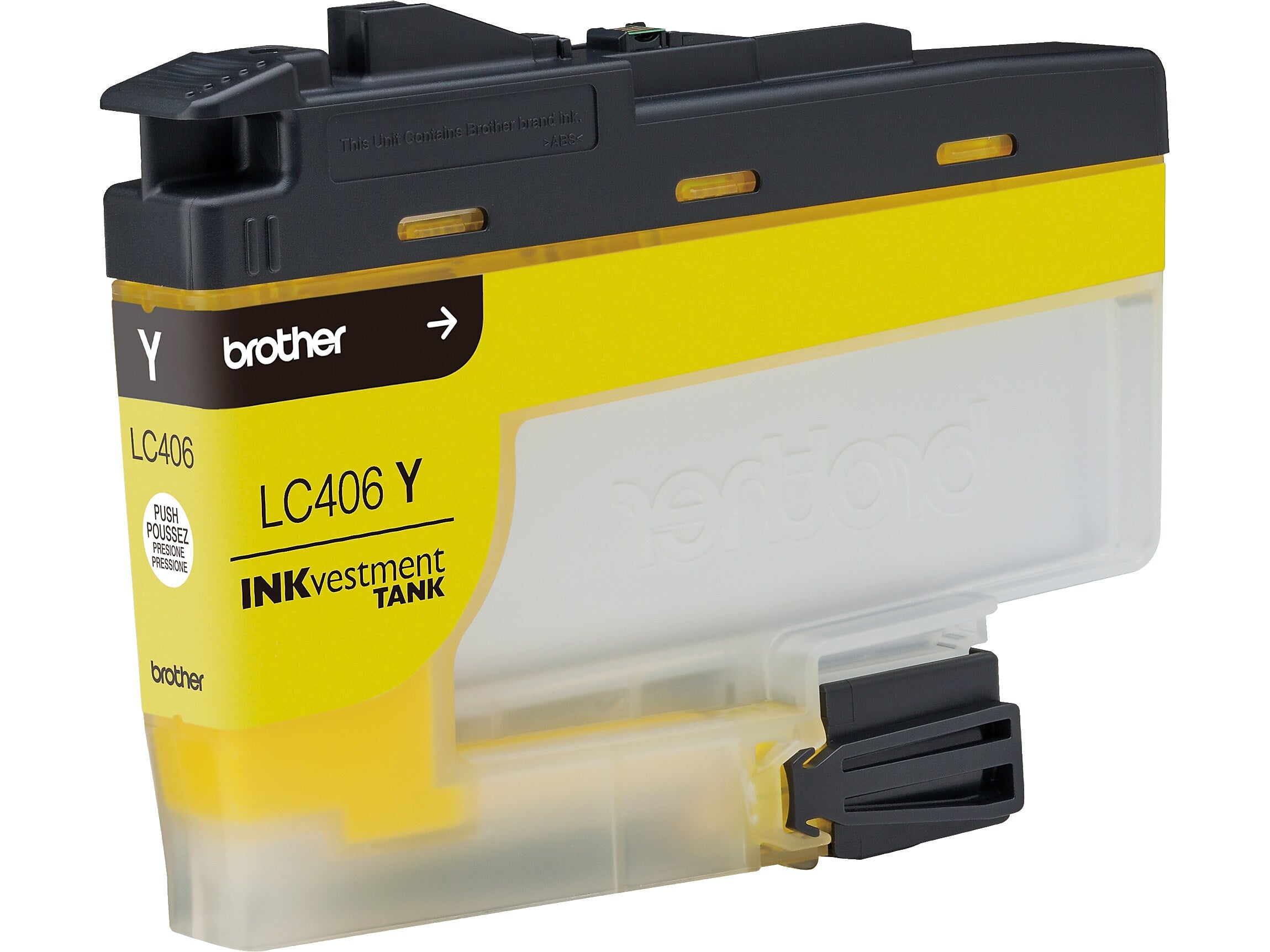 Brother LC406 Yellow Standard Yield Ink Cartridge, Prints Up to 1,500 Pages