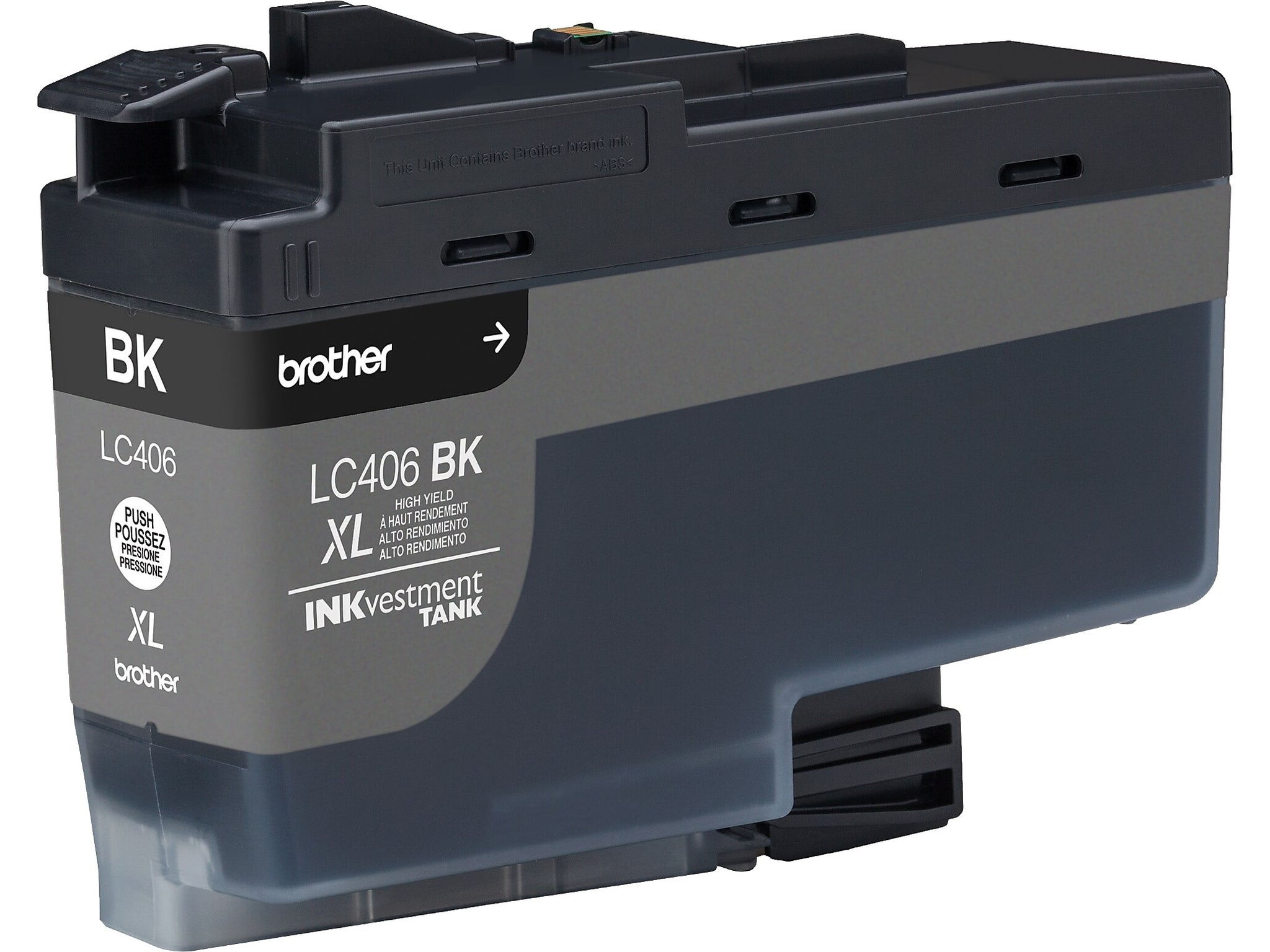 Brother LC406XL Black High Yield Ink Cartridge, Prints Up to 6,000 Pages
