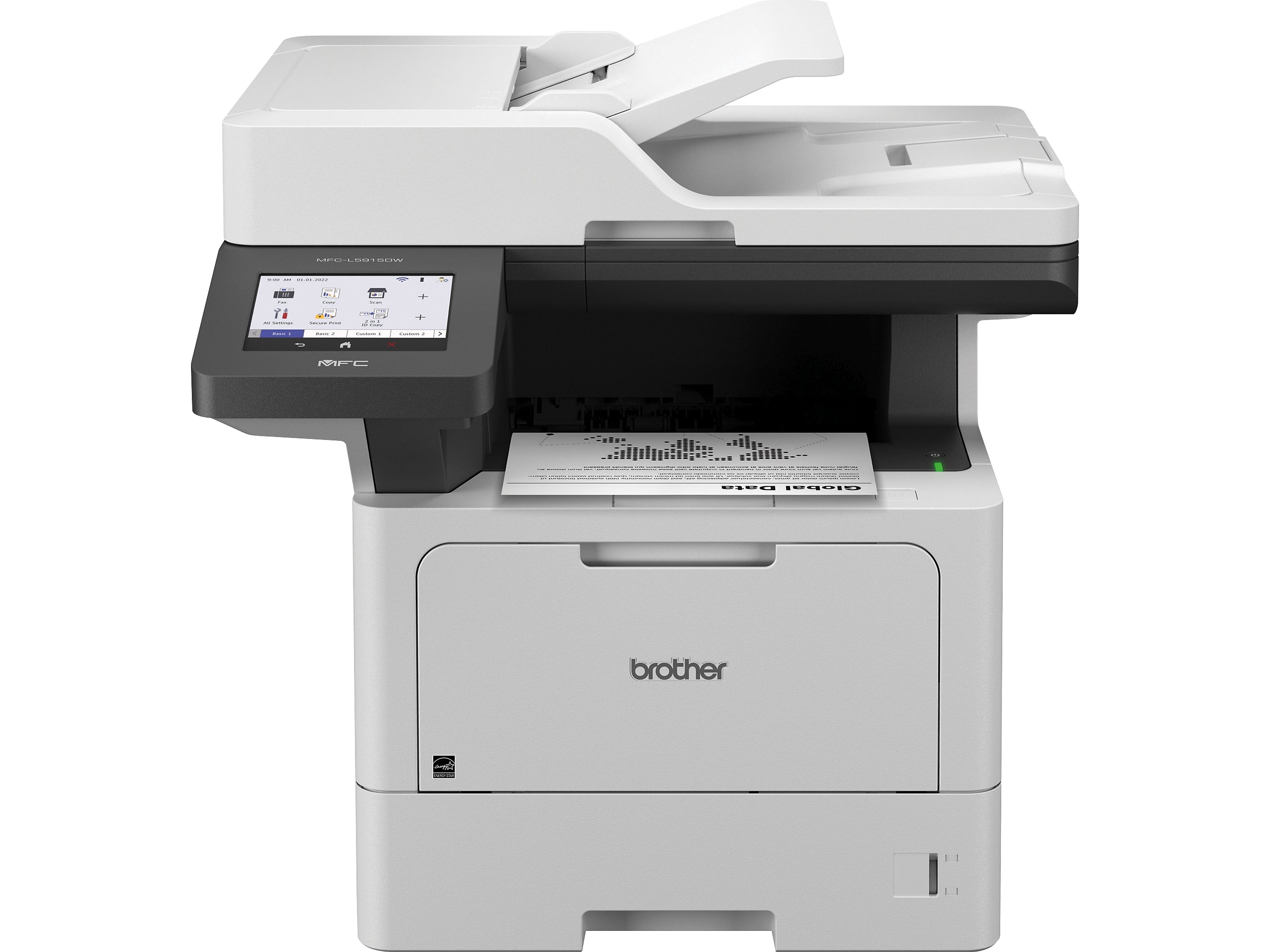 Brother MFC-L5915DW Business Monochrome Laser All-in-One Printer with Low-cost Printing & Wireless Networking