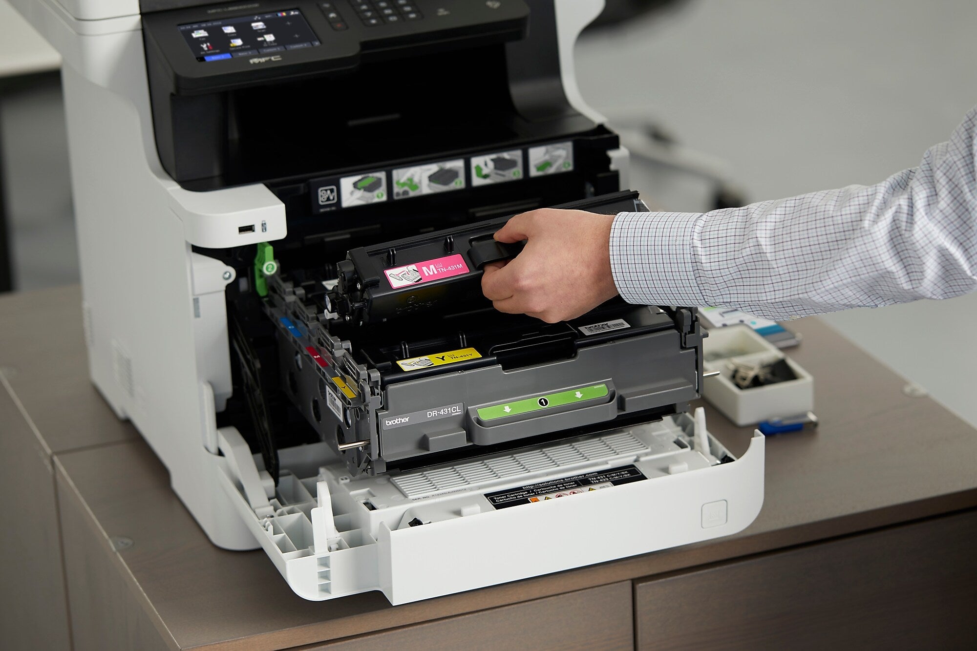 Brother MFC-L8900CDW USB, Wireless, Network Ready Color Laser All-In-One Printer