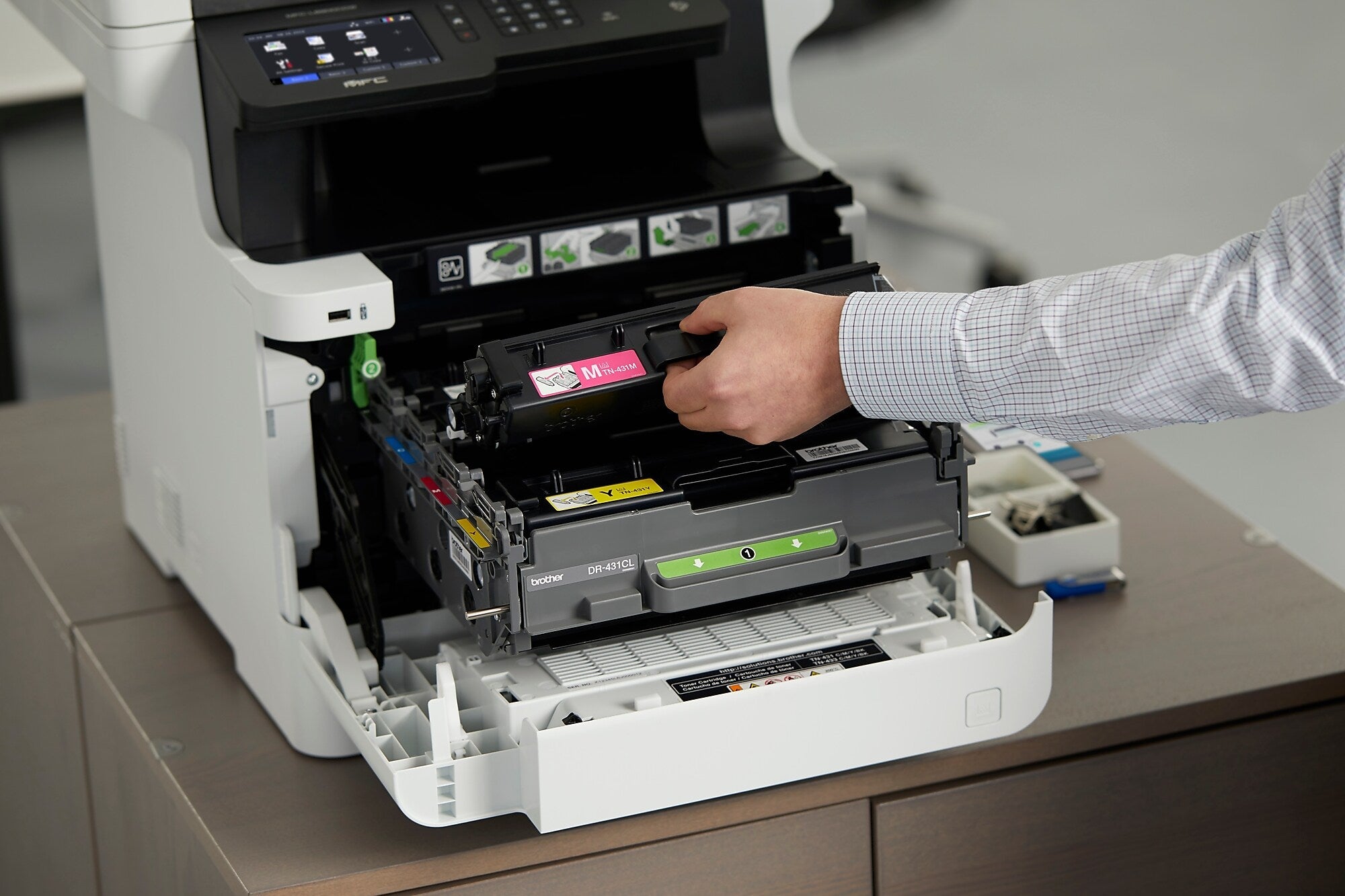 Brother MFC-L8900CDW USB, Wireless, Network Ready Color Laser All-In-One Printer
