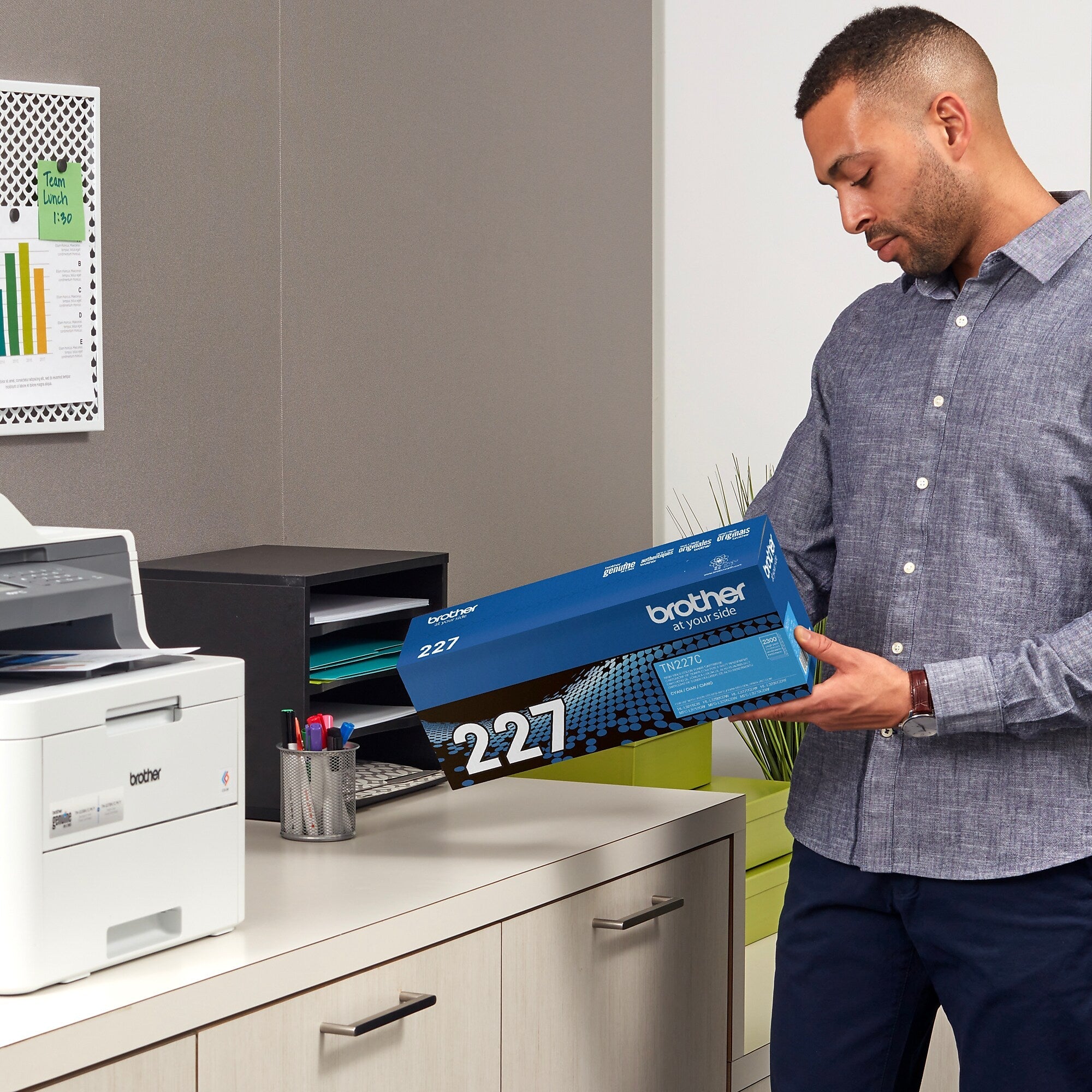 Brother TN-227 Cyan High Yield Toner Cartridge